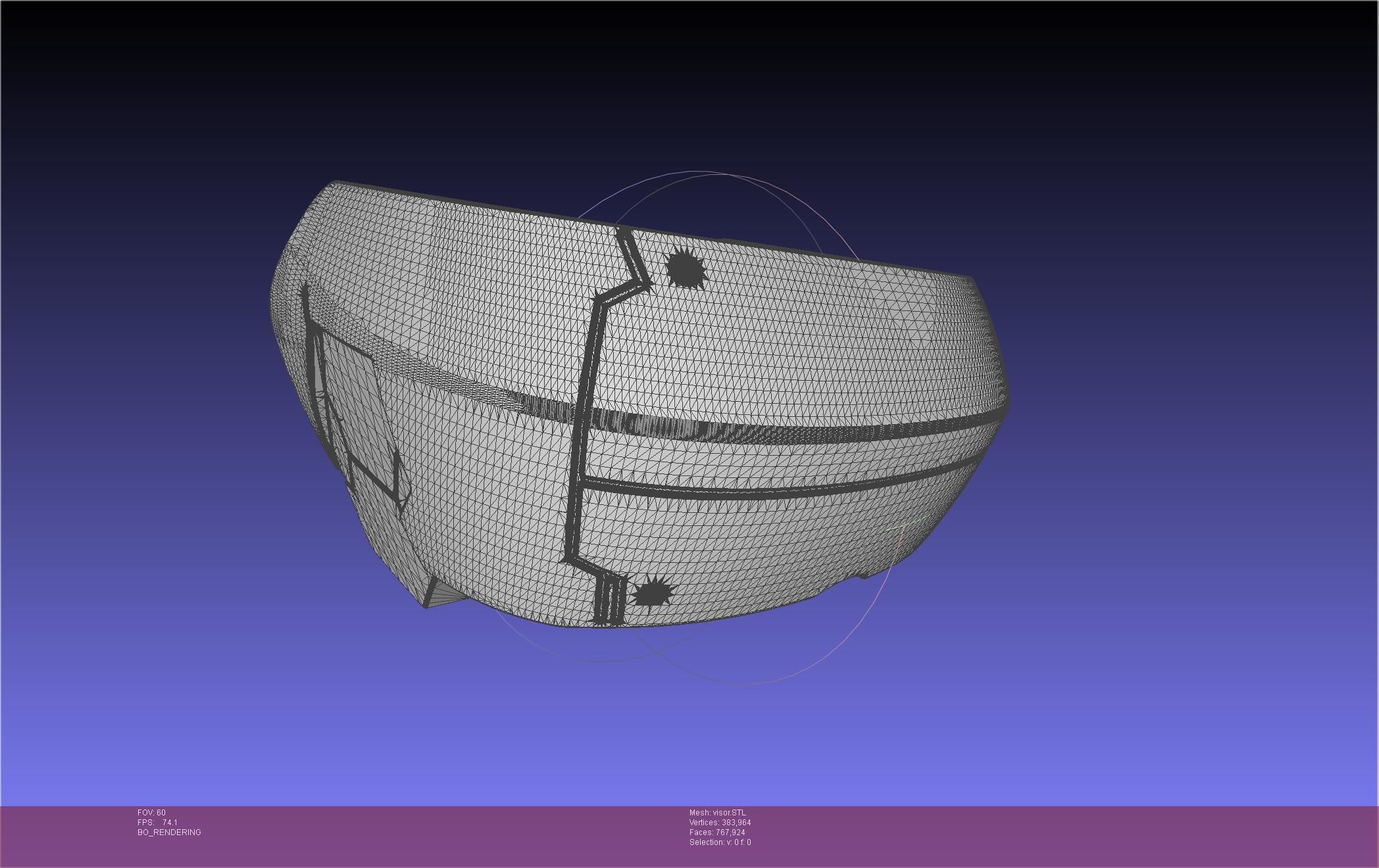 Kaiju No 8 Mina Ashiro Visor 3D print model_66