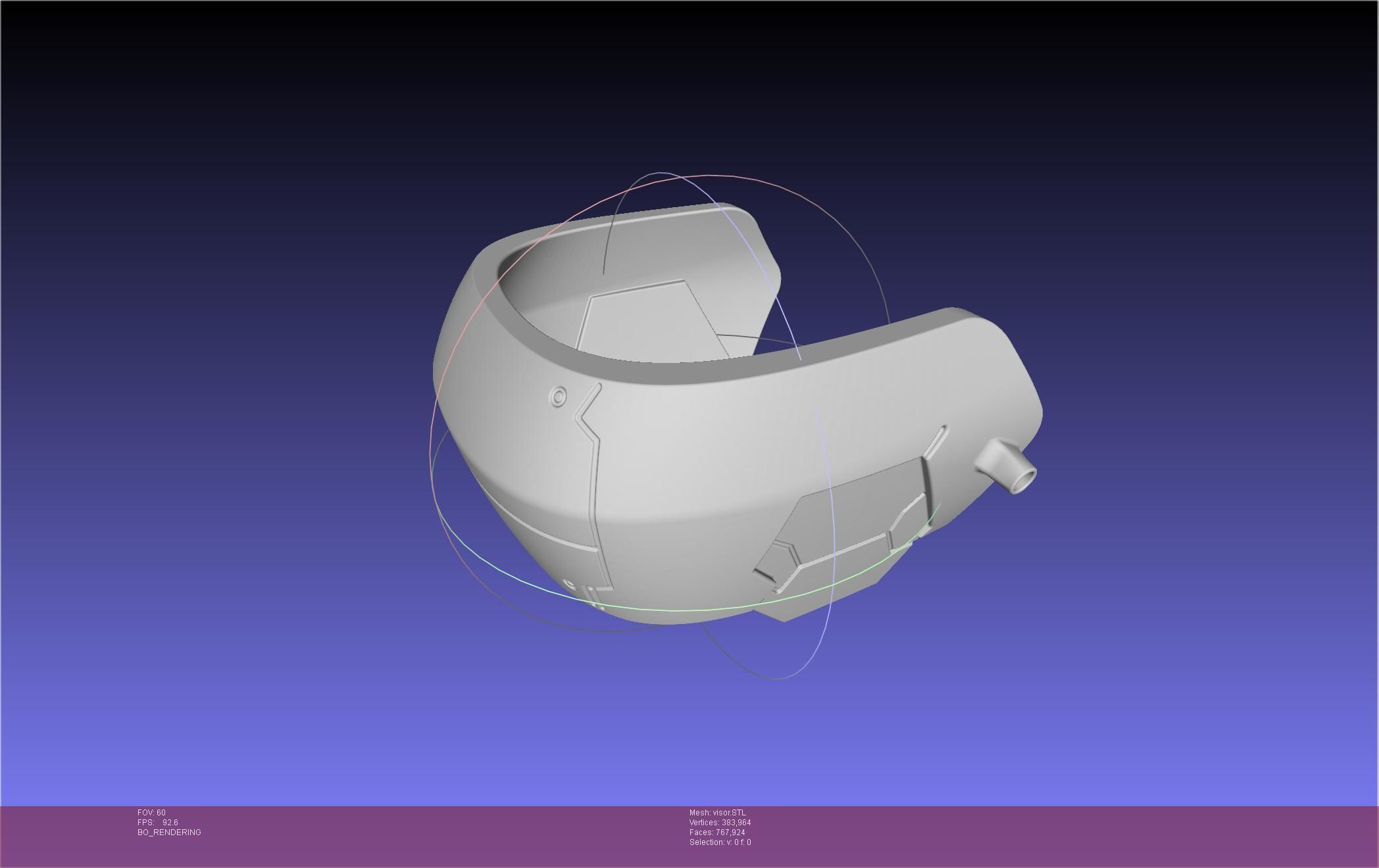 Kaiju No 8 Mina Ashiro Visor 3D print model_43