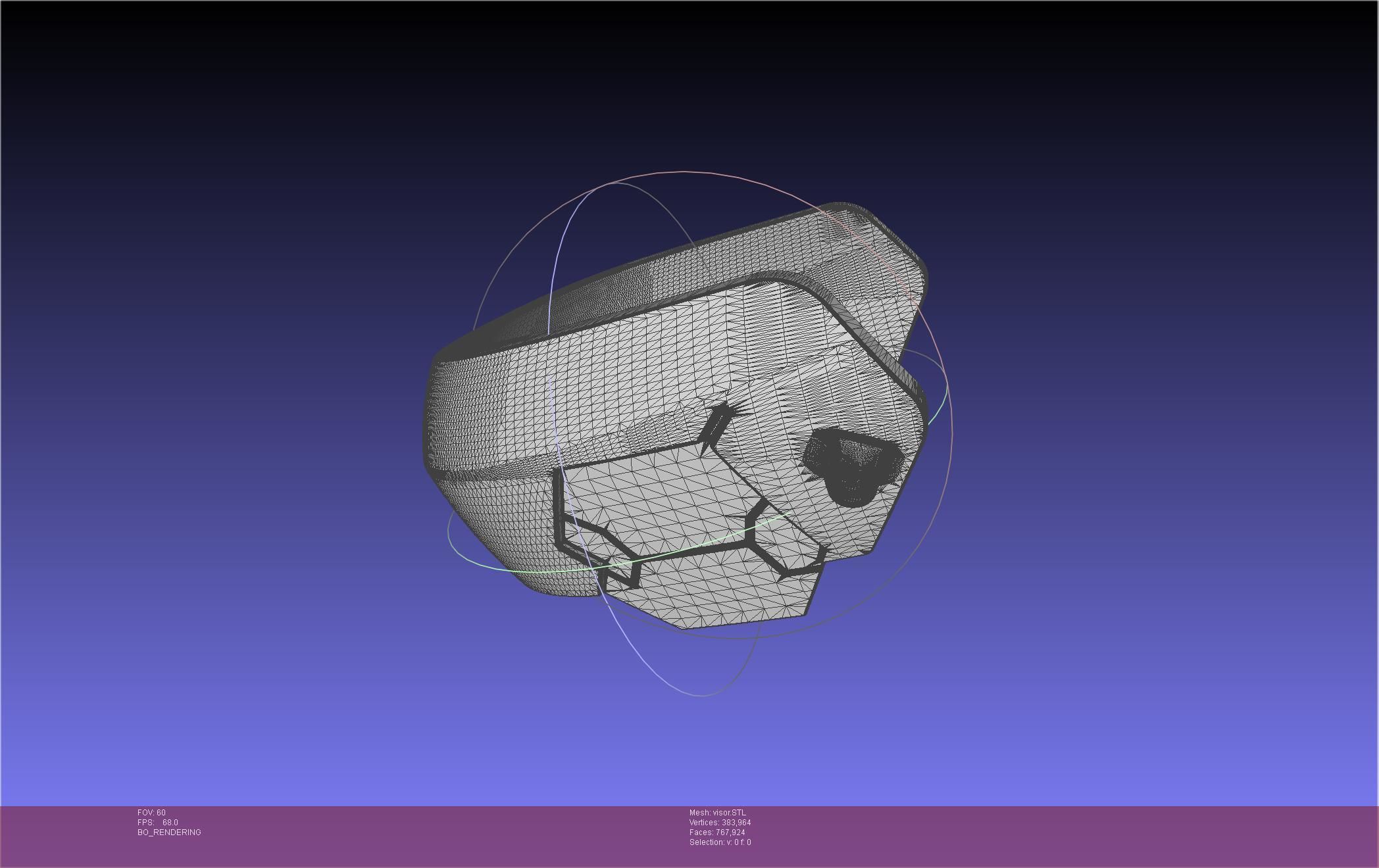 Kaiju No 8 Mina Ashiro Visor 3D print model_47