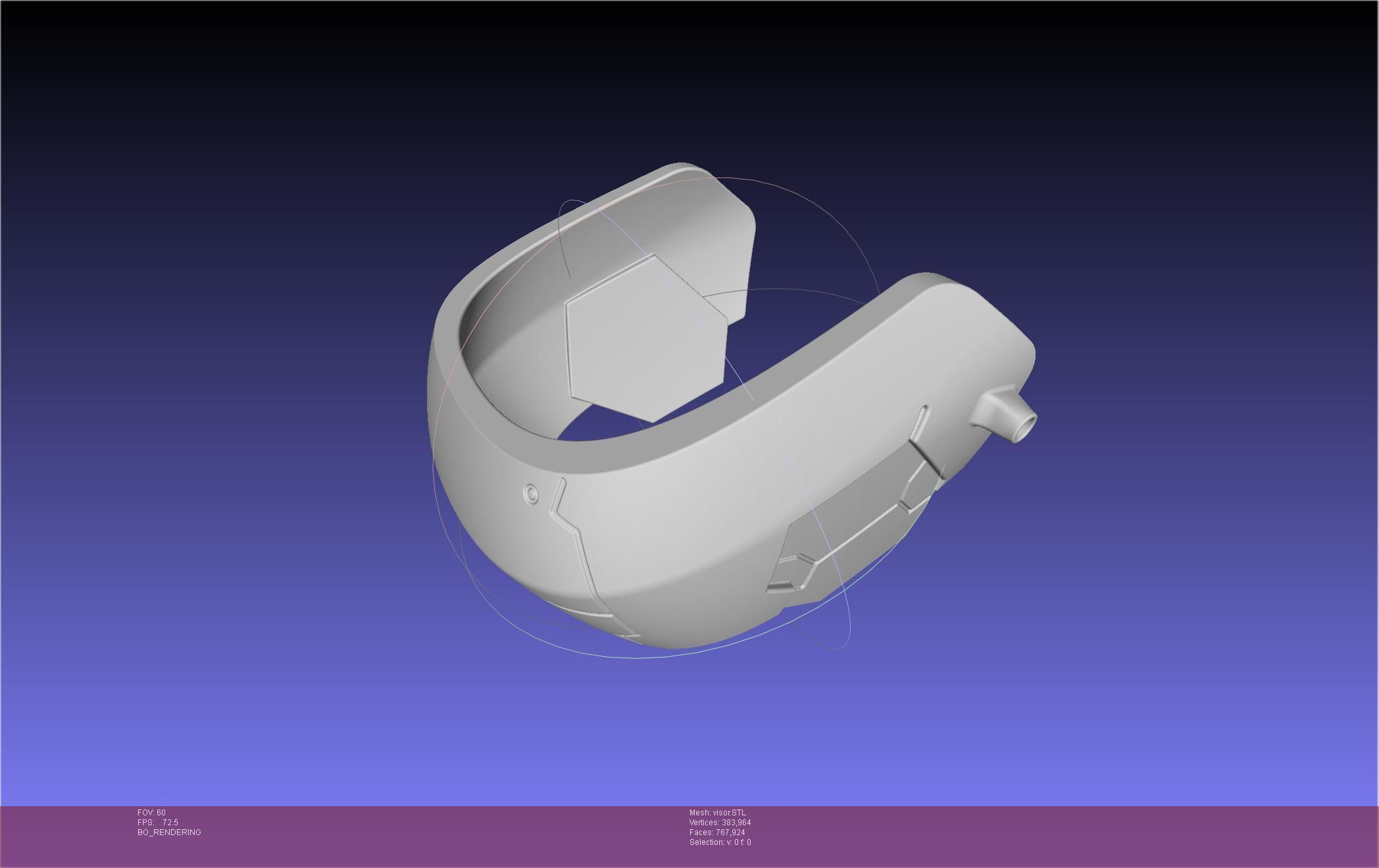 Kaiju No 8 Mina Ashiro Visor 3D print model_37