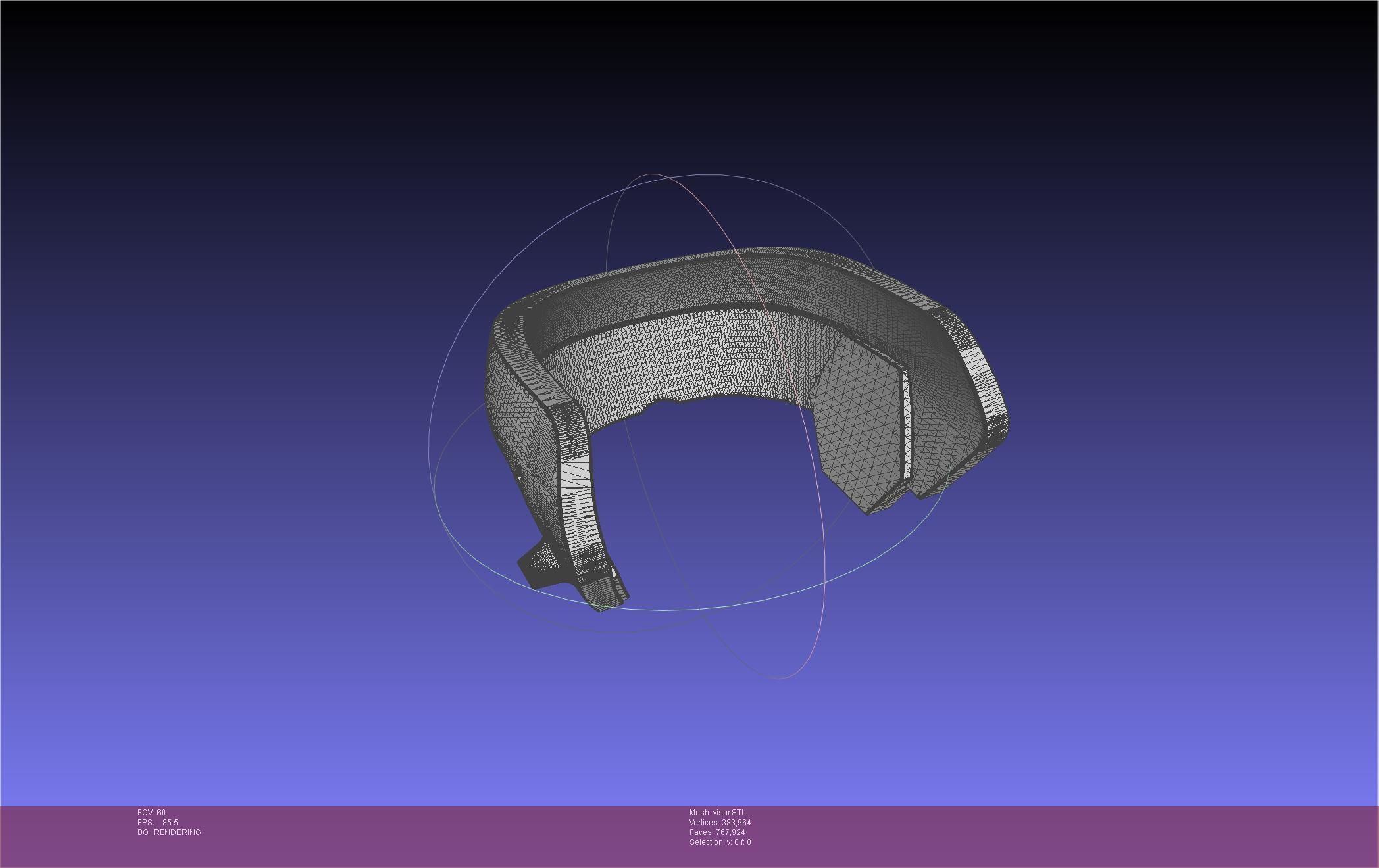 Kaiju No 8 Mina Ashiro Visor 3D print model_48