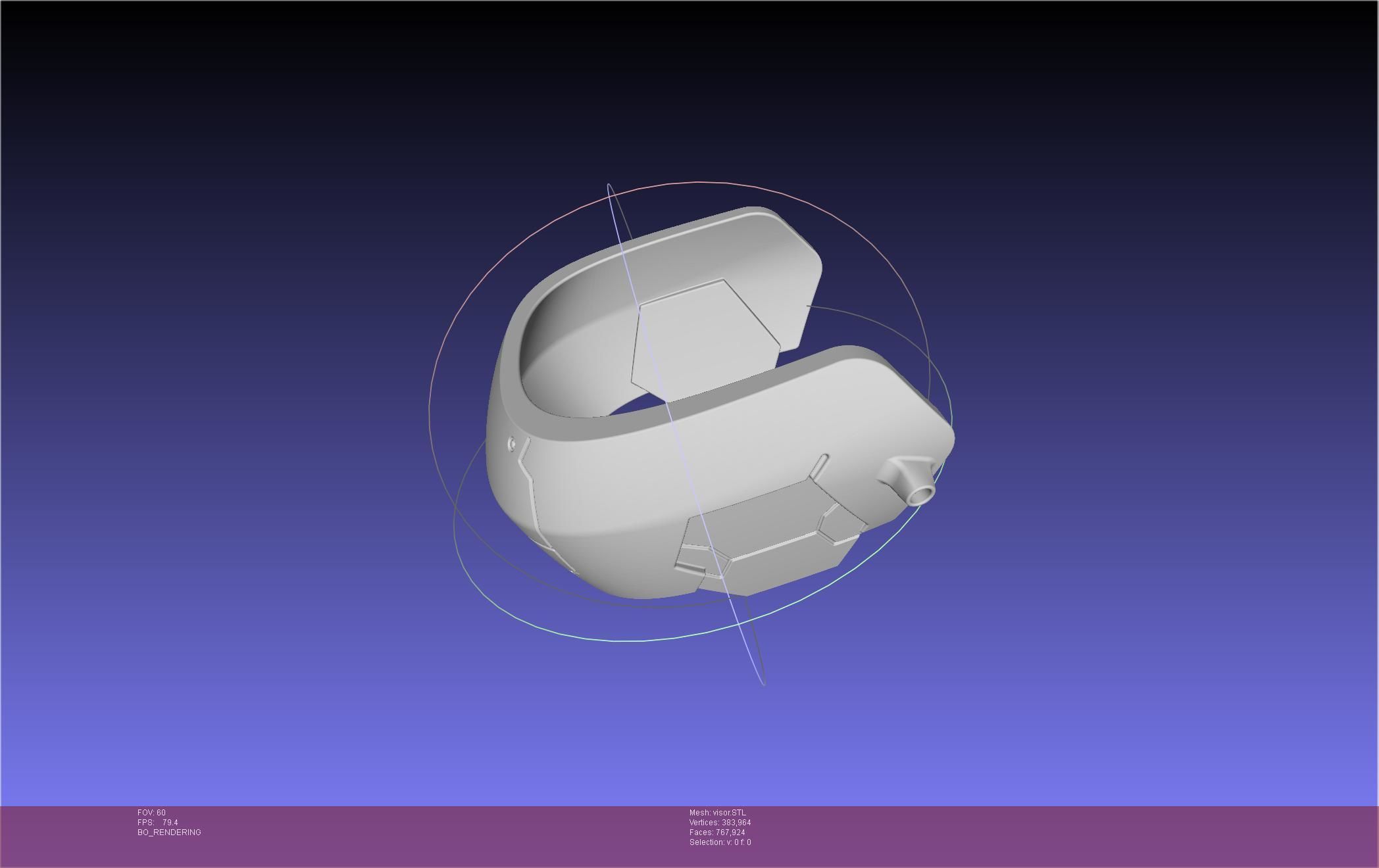 Kaiju No 8 Mina Ashiro Visor 3D print model_33