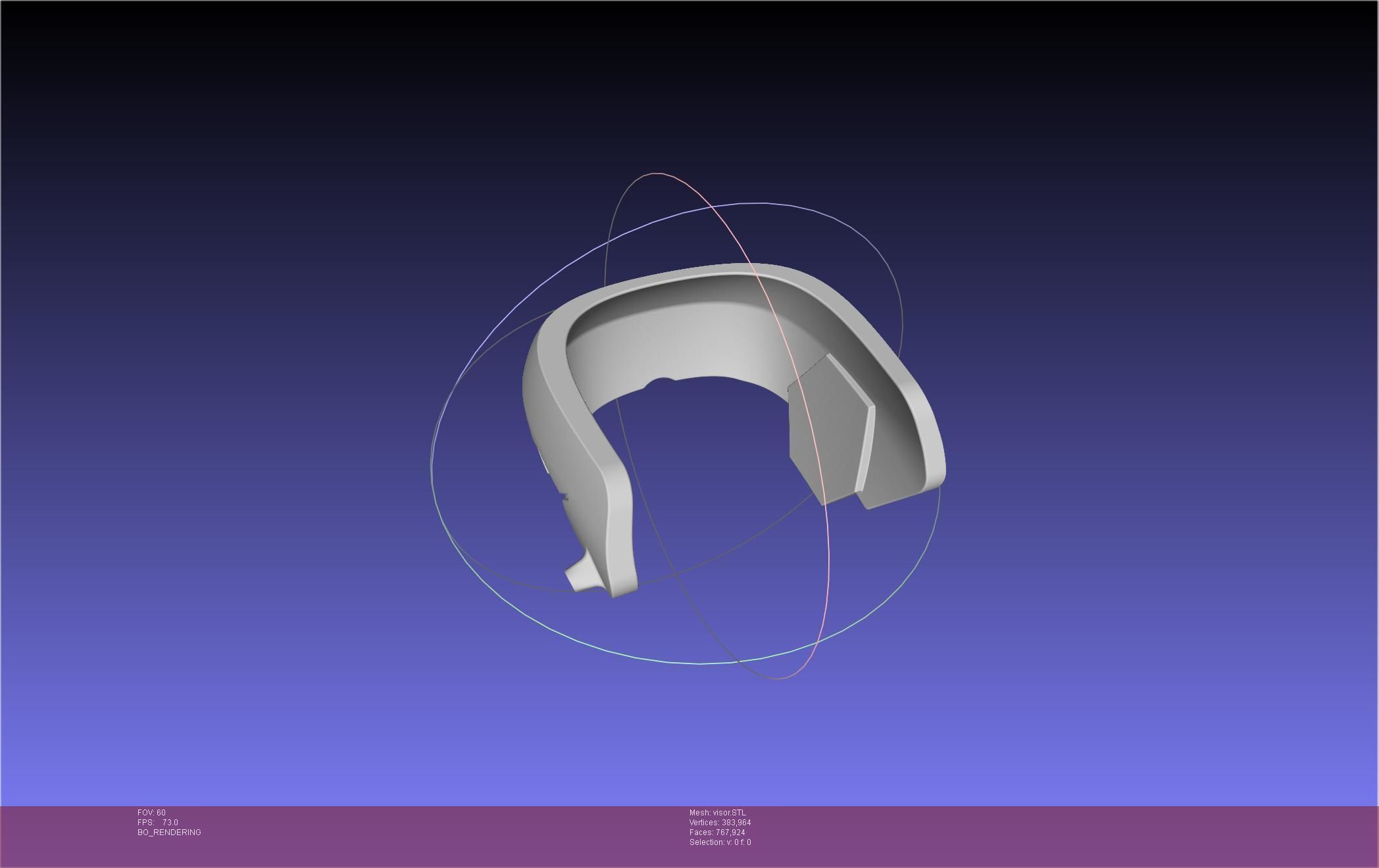 Kaiju No 8 Mina Ashiro Visor 3D print model_9