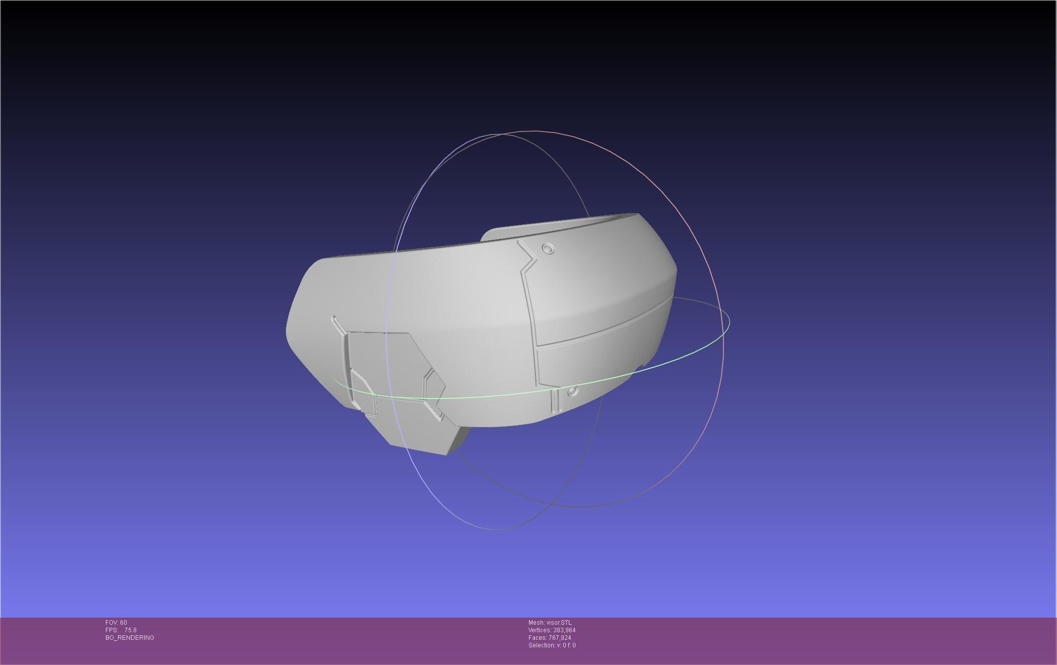 Kaiju No 8 Mina Ashiro Visor 3D print model_31