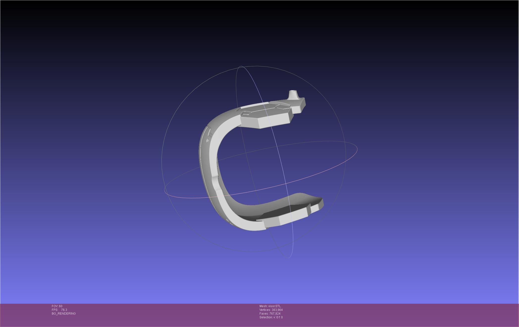 Kaiju No 8 Mina Ashiro Visor 3D print model_28