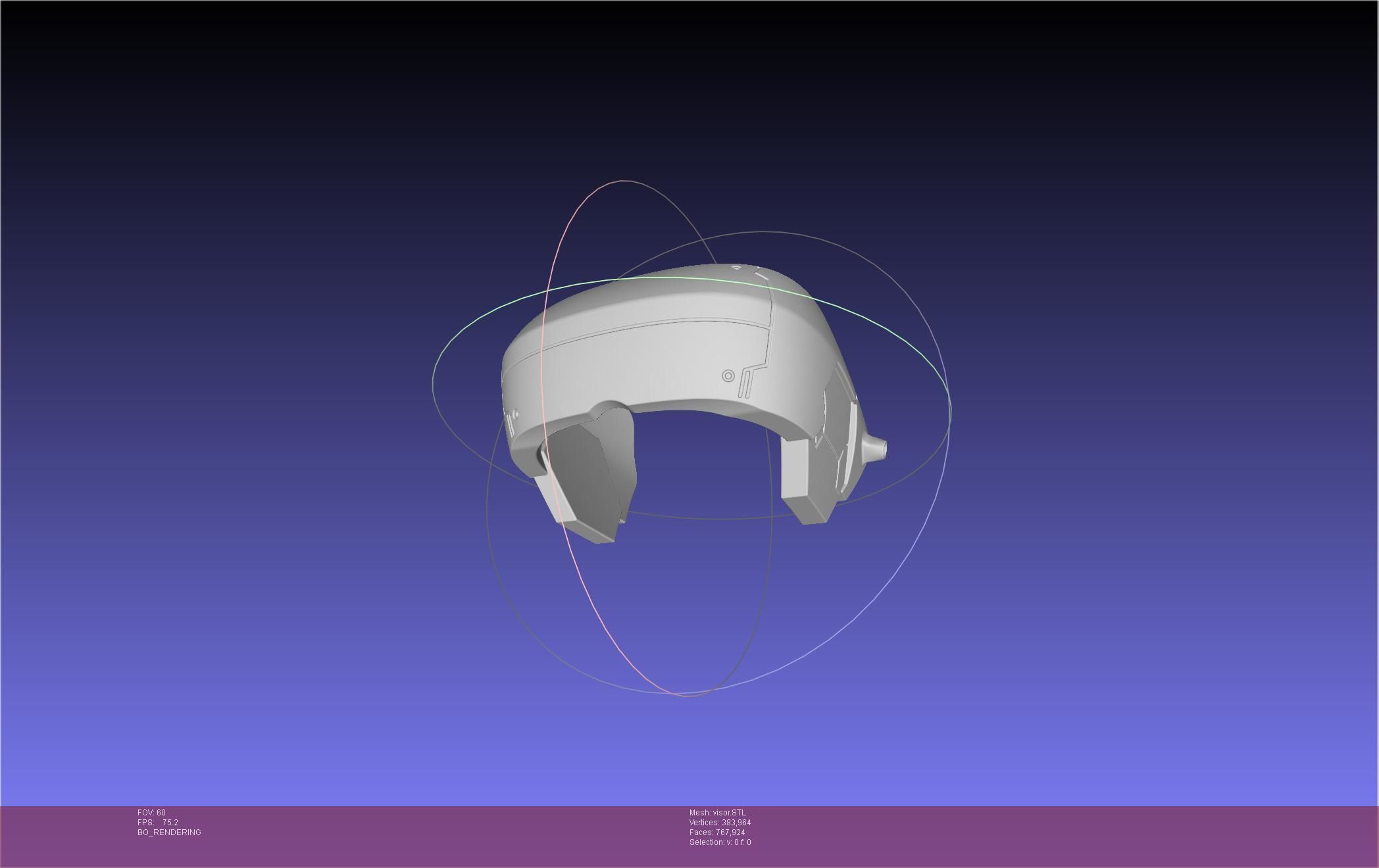 Kaiju No 8 Mina Ashiro Visor 3D print model_21