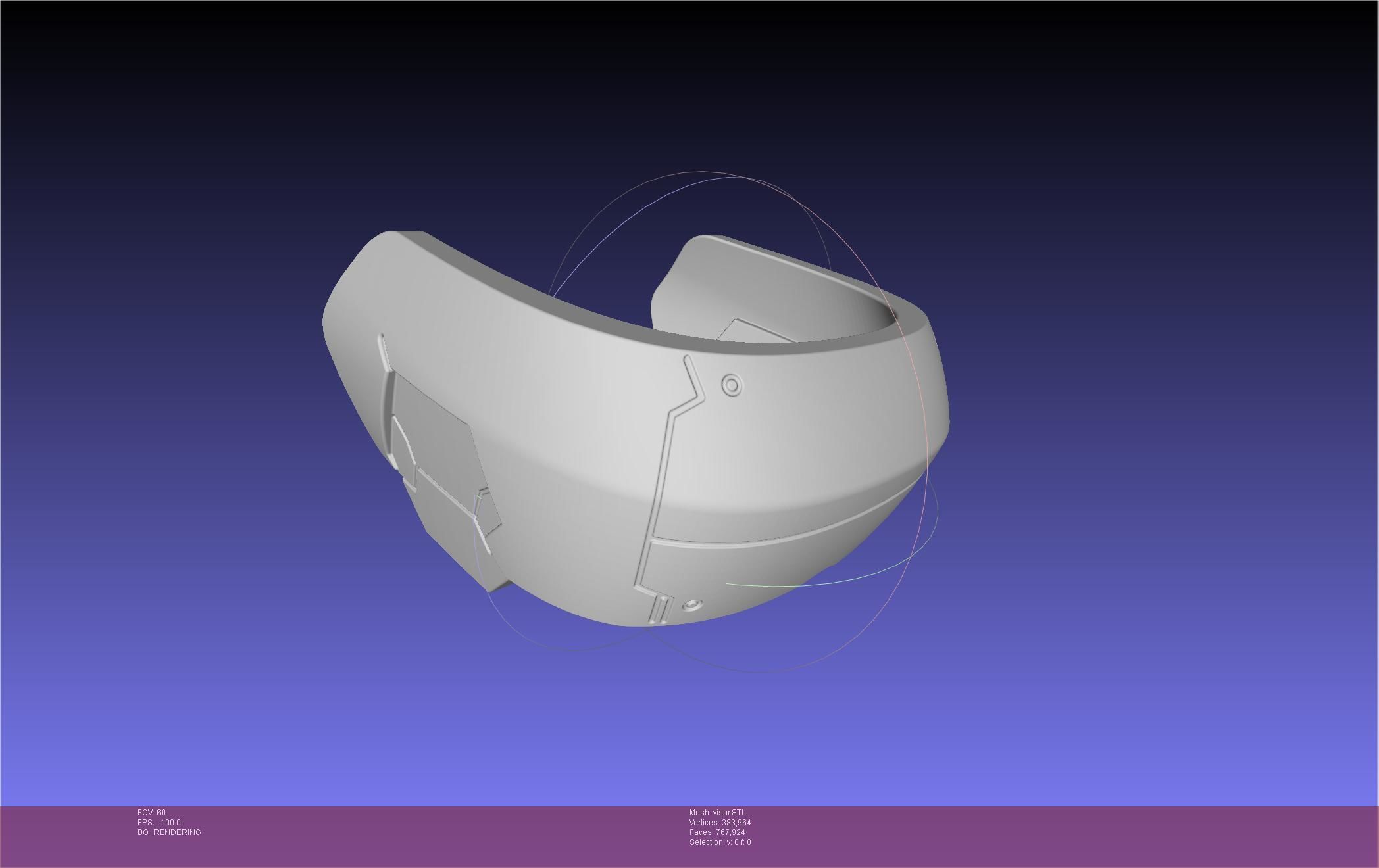 Kaiju No 8 Mina Ashiro Visor 3D print model_65