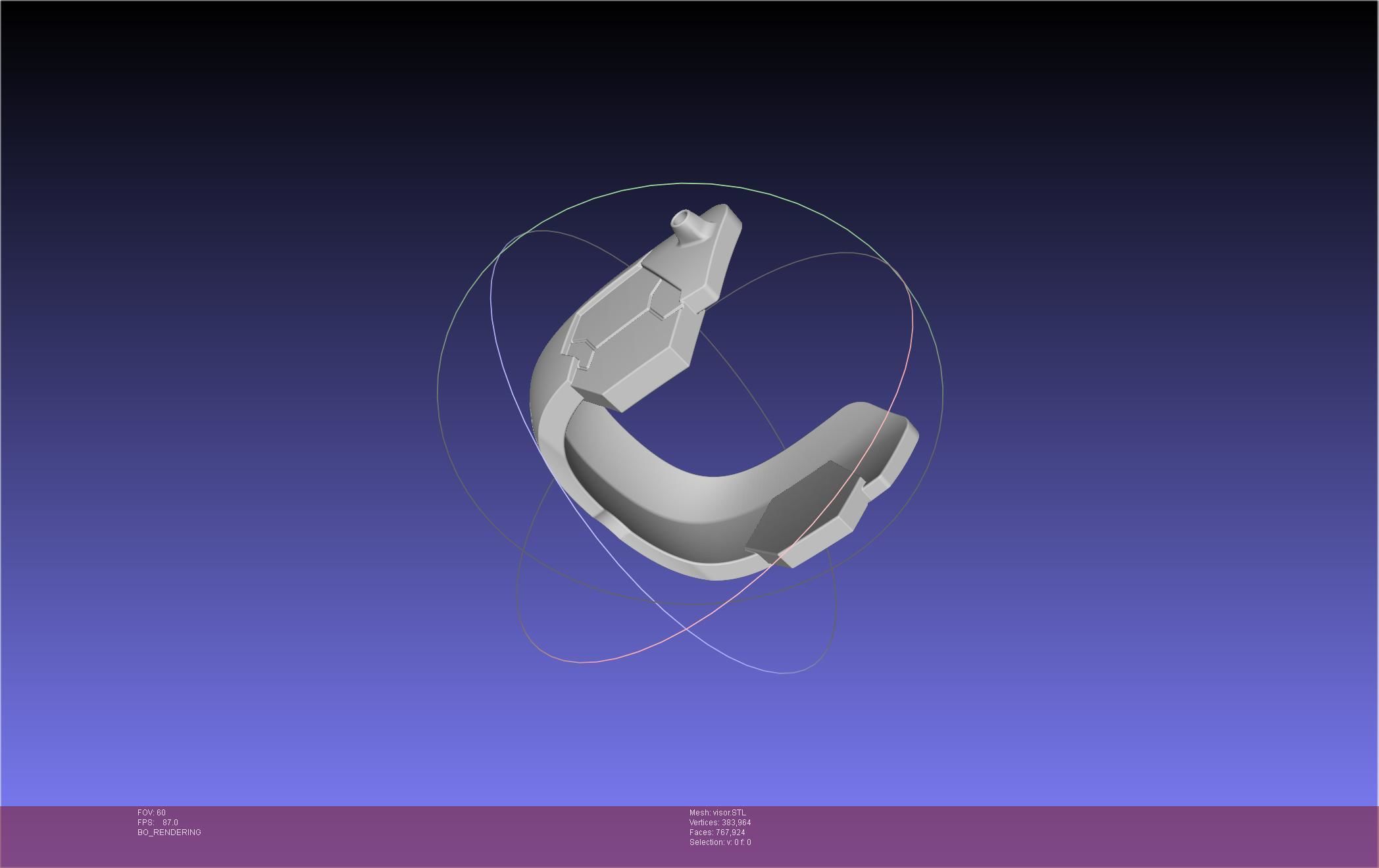 Kaiju No 8 Mina Ashiro Visor 3D print model_27