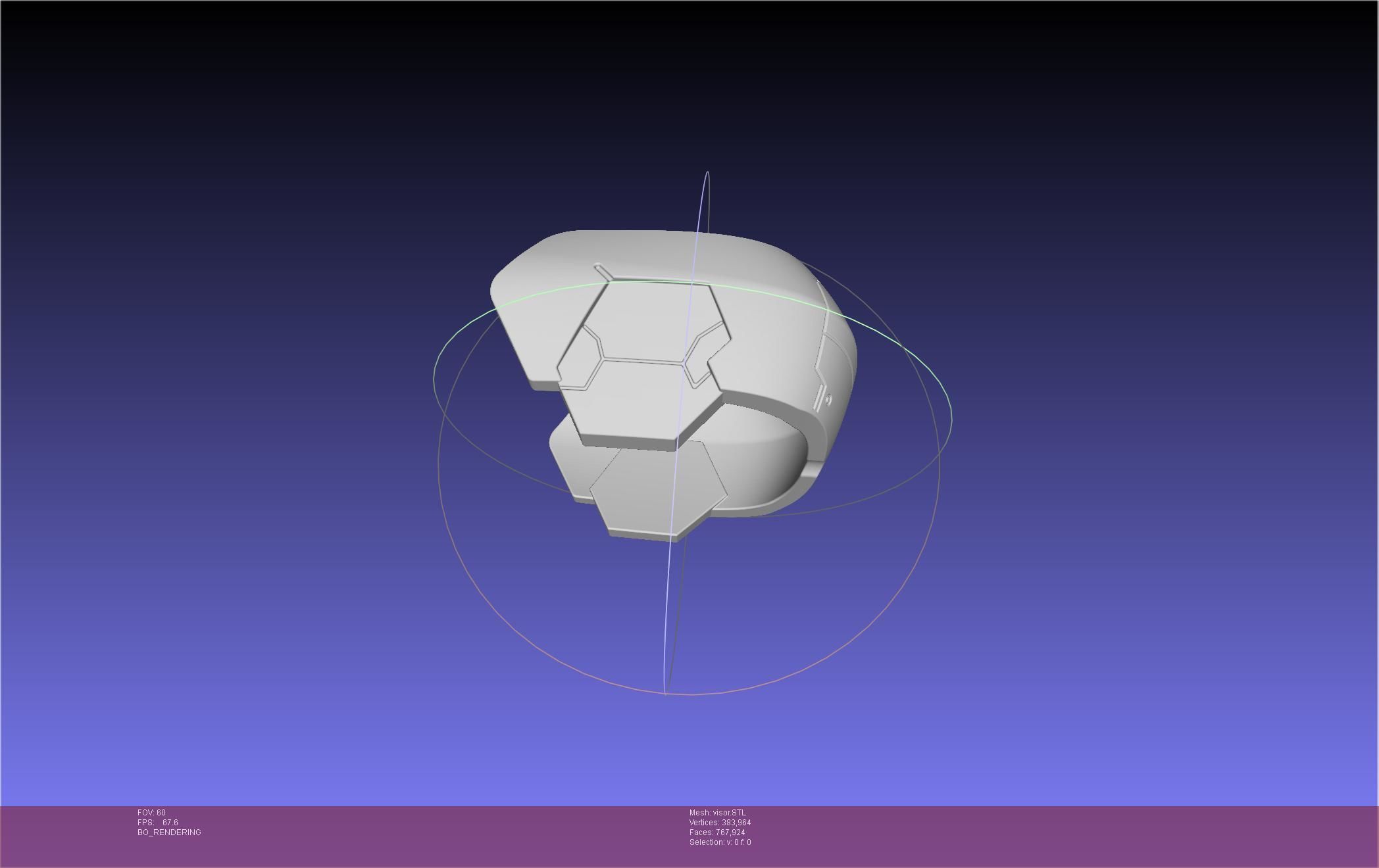 Kaiju No 8 Mina Ashiro Visor 3D print model_24