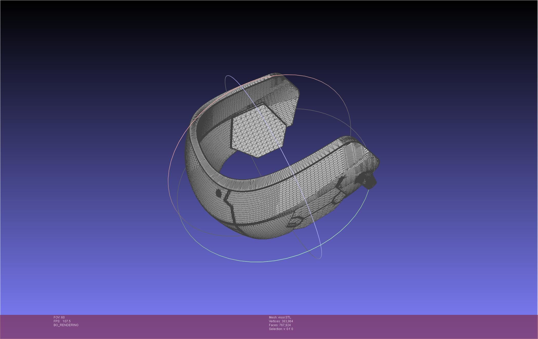 Kaiju No 8 Mina Ashiro Visor 3D print model_54