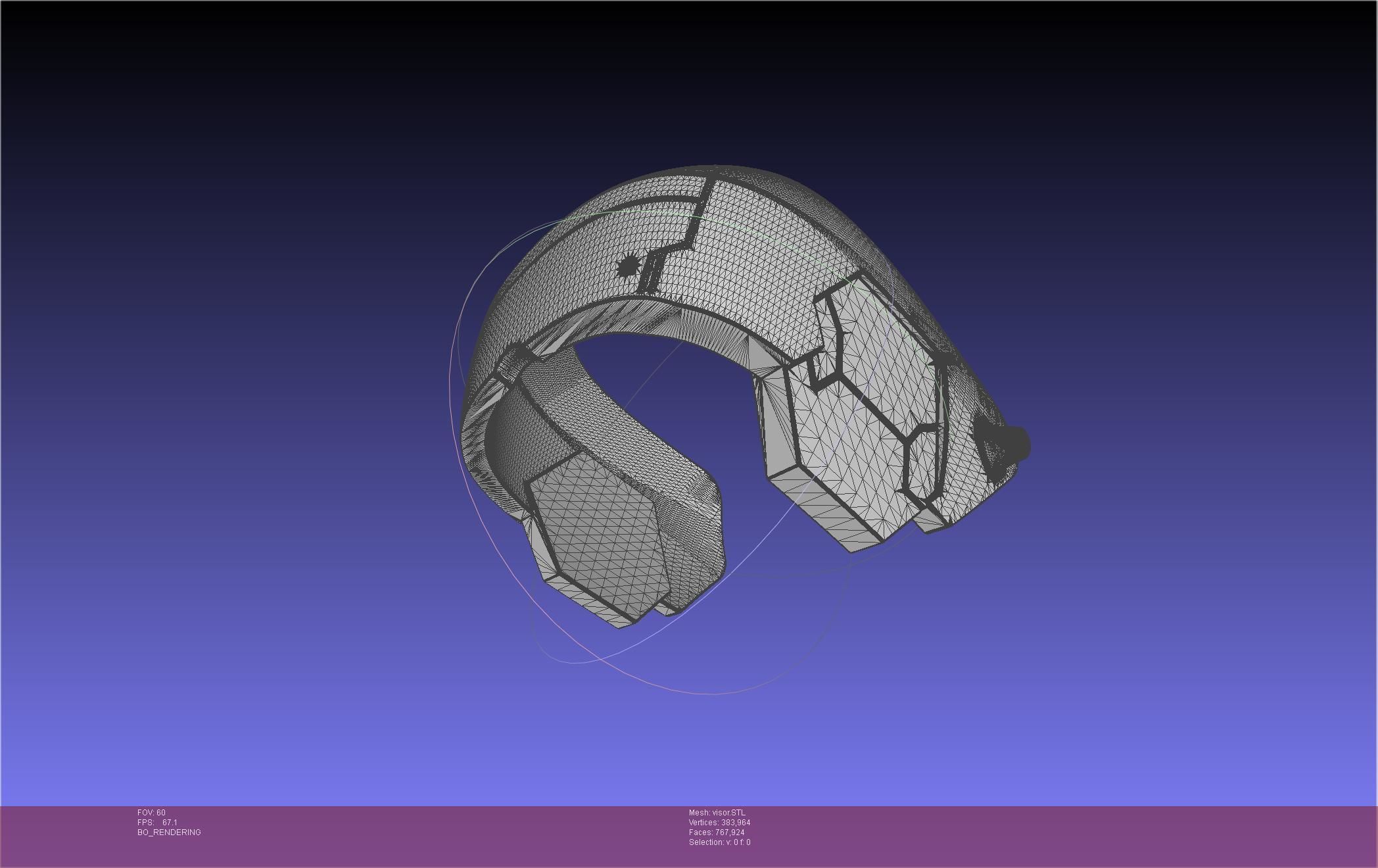 Kaiju No 8 Mina Ashiro Visor 3D print model_44