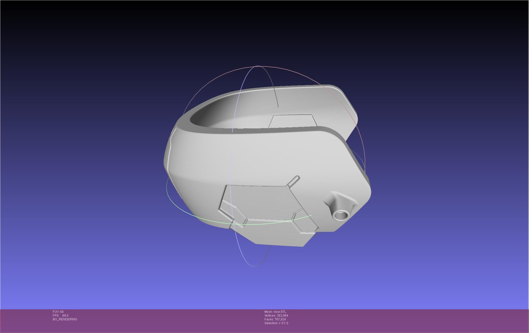 Kaiju No 8 Mina Ashiro Visor 3D print model_39