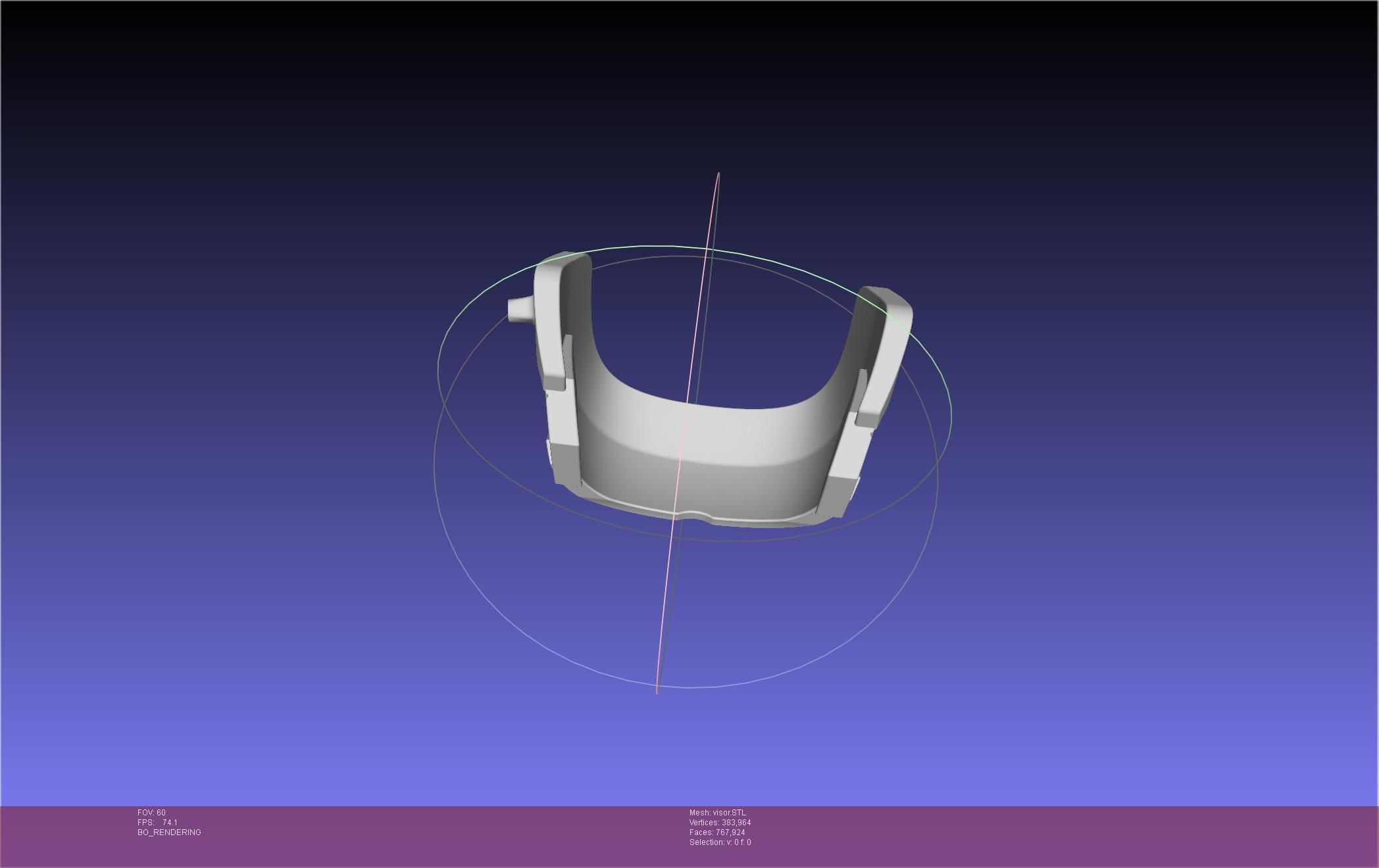 Kaiju No 8 Mina Ashiro Visor 3D print model_26