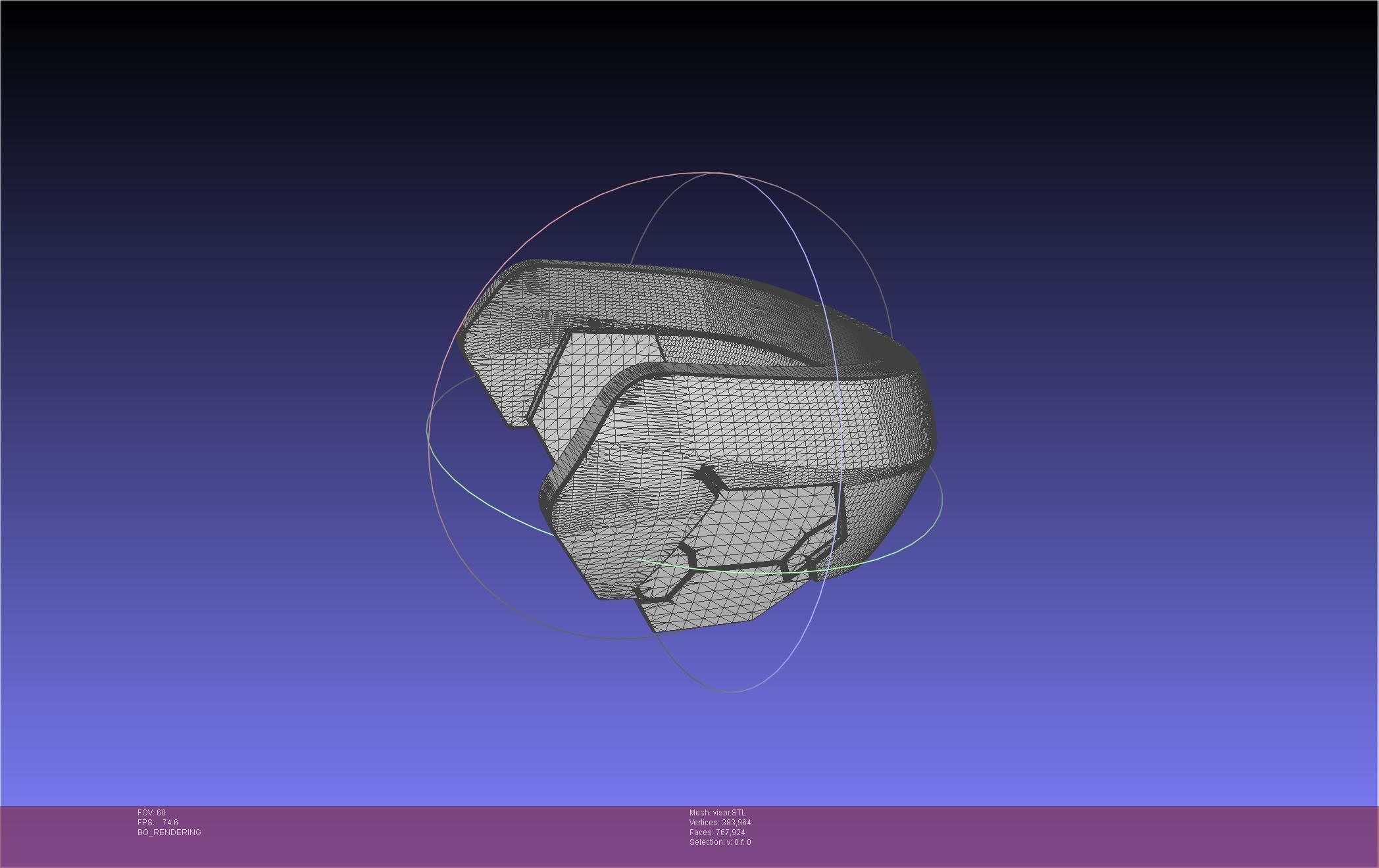 Kaiju No 8 Mina Ashiro Visor 3D print model_50