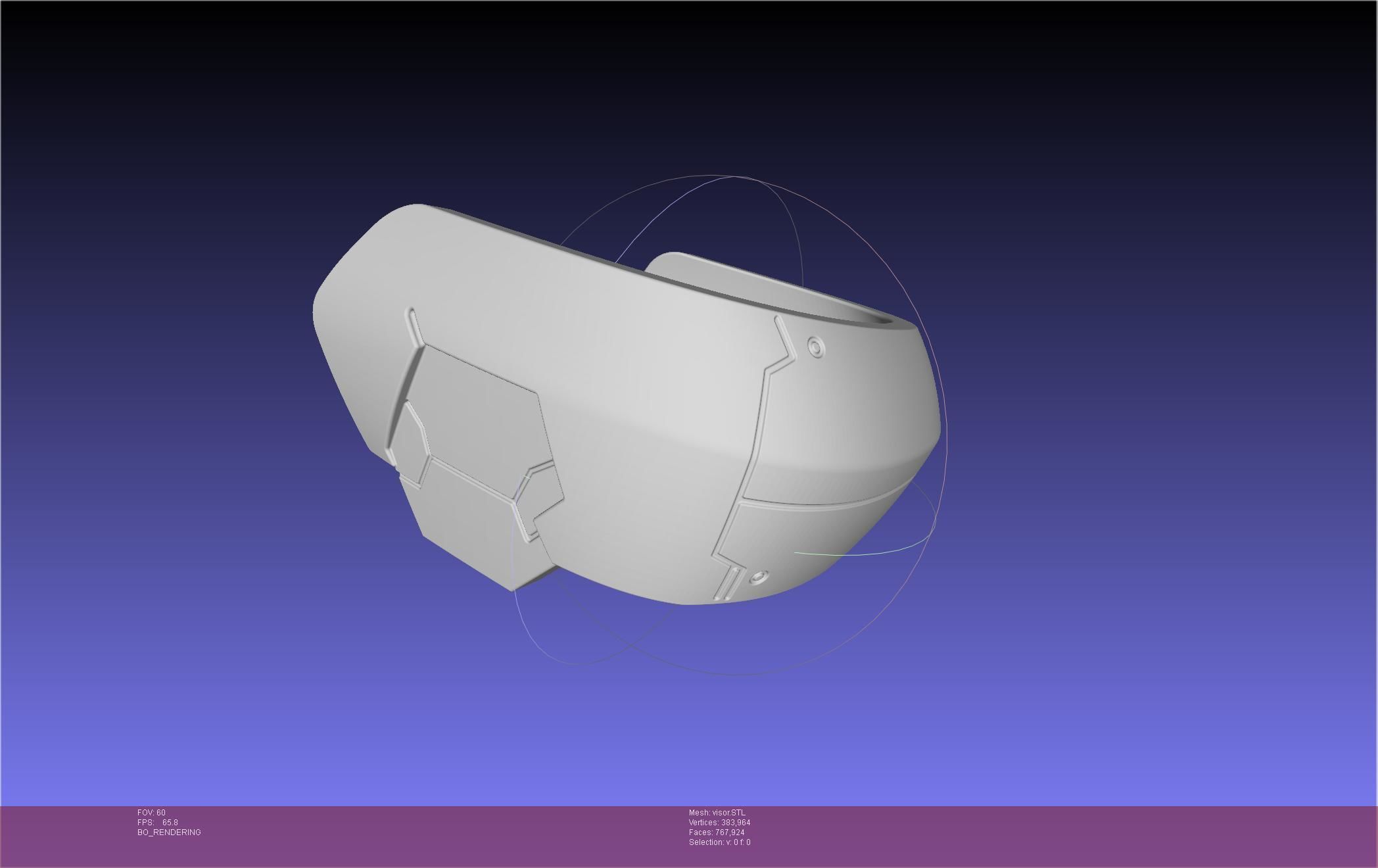 Kaiju No 8 Mina Ashiro Visor 3D print model_64