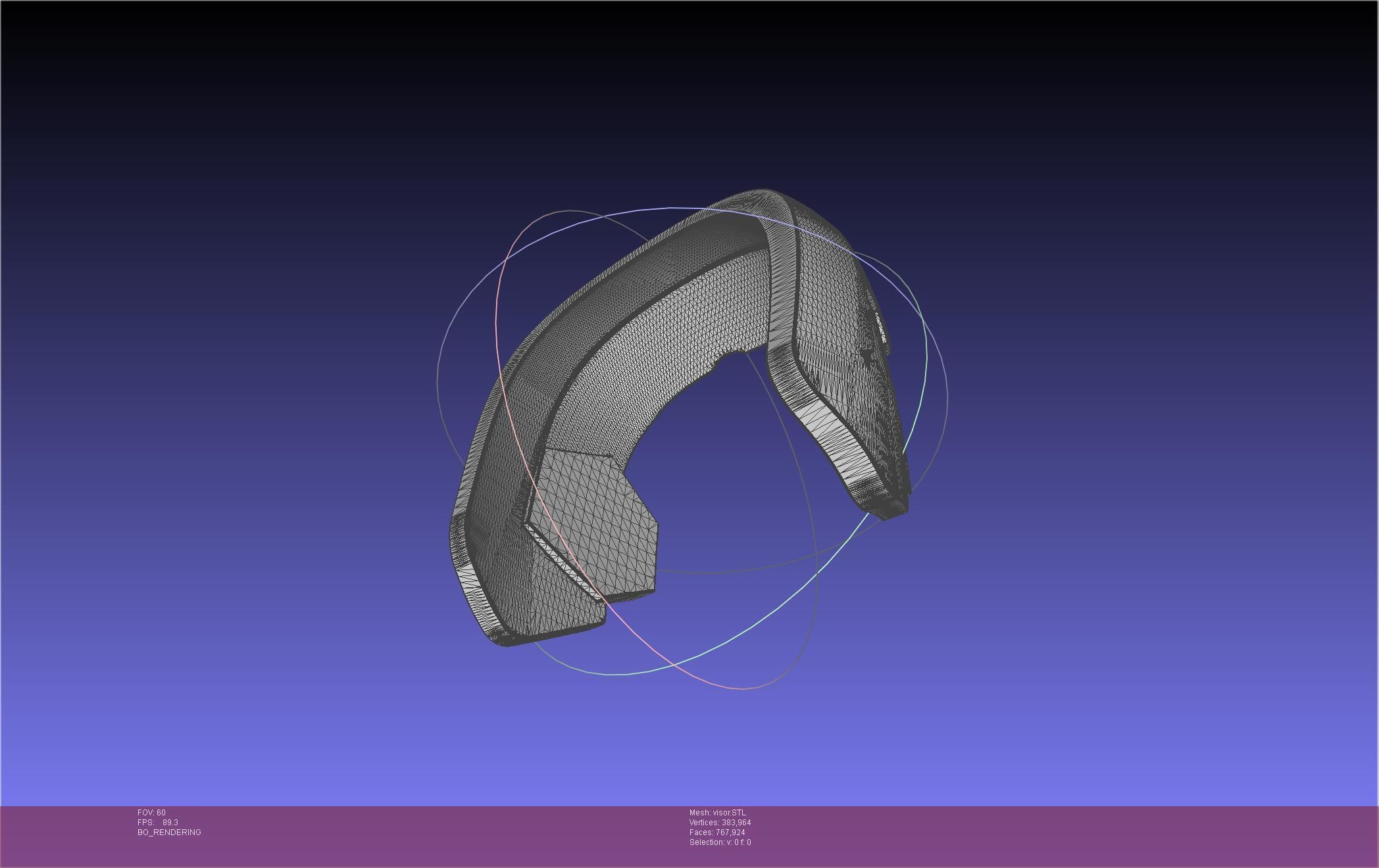Kaiju No 8 Mina Ashiro Visor 3D print model_55