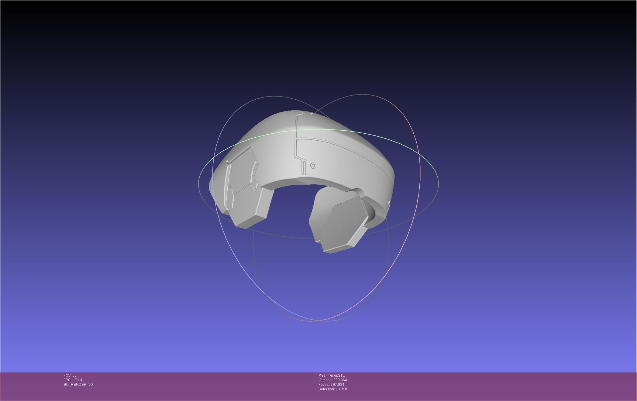 Kaiju No 8 Mina Ashiro Visor 3D print model_23