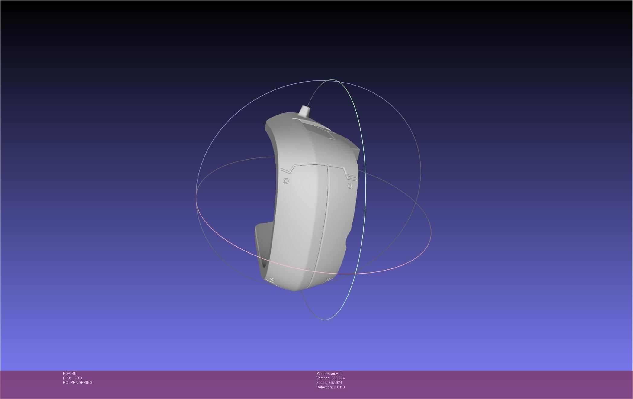 Kaiju No 8 Mina Ashiro Visor 3D print model_29