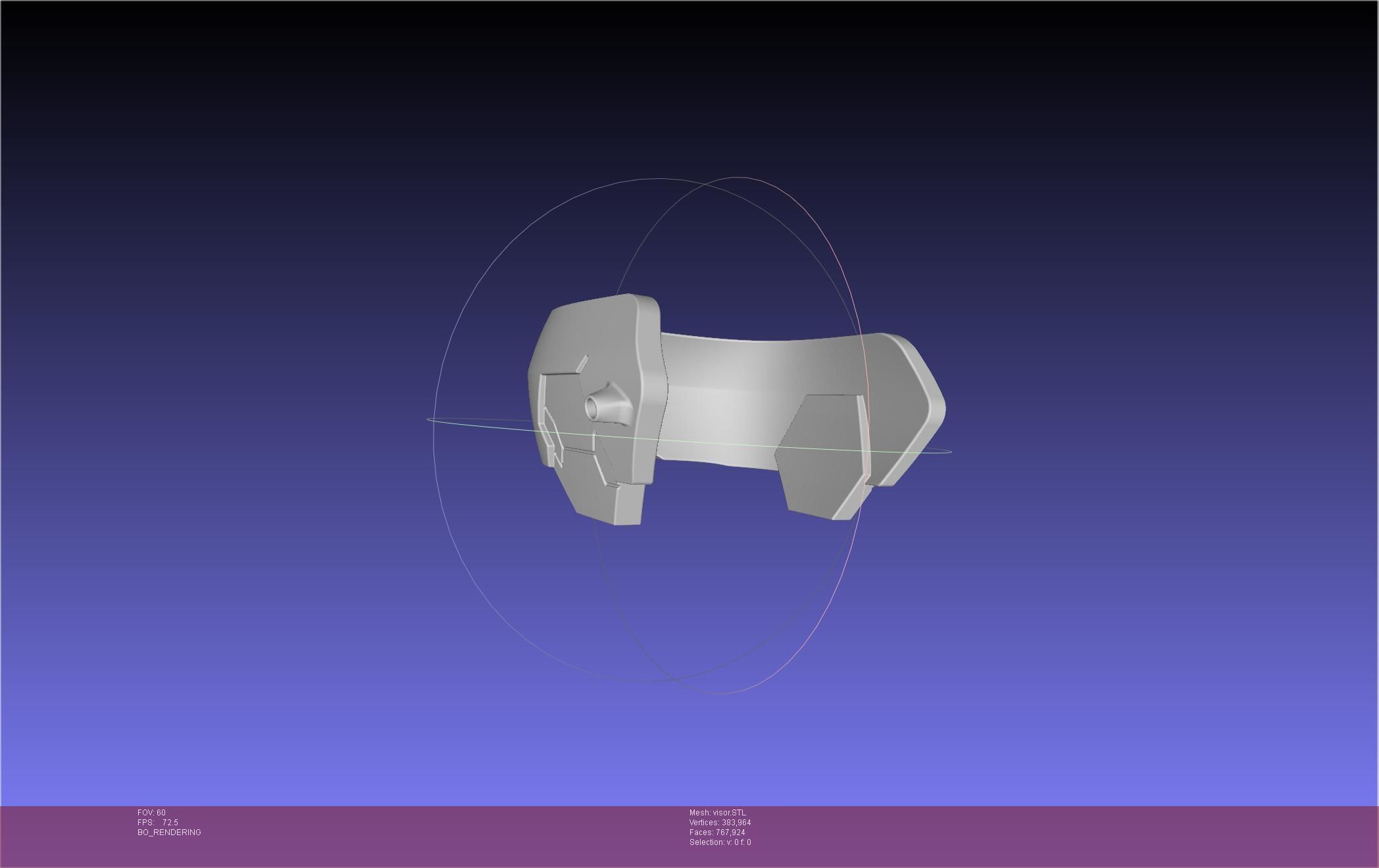 Kaiju No 8 Mina Ashiro Visor 3D print model_18