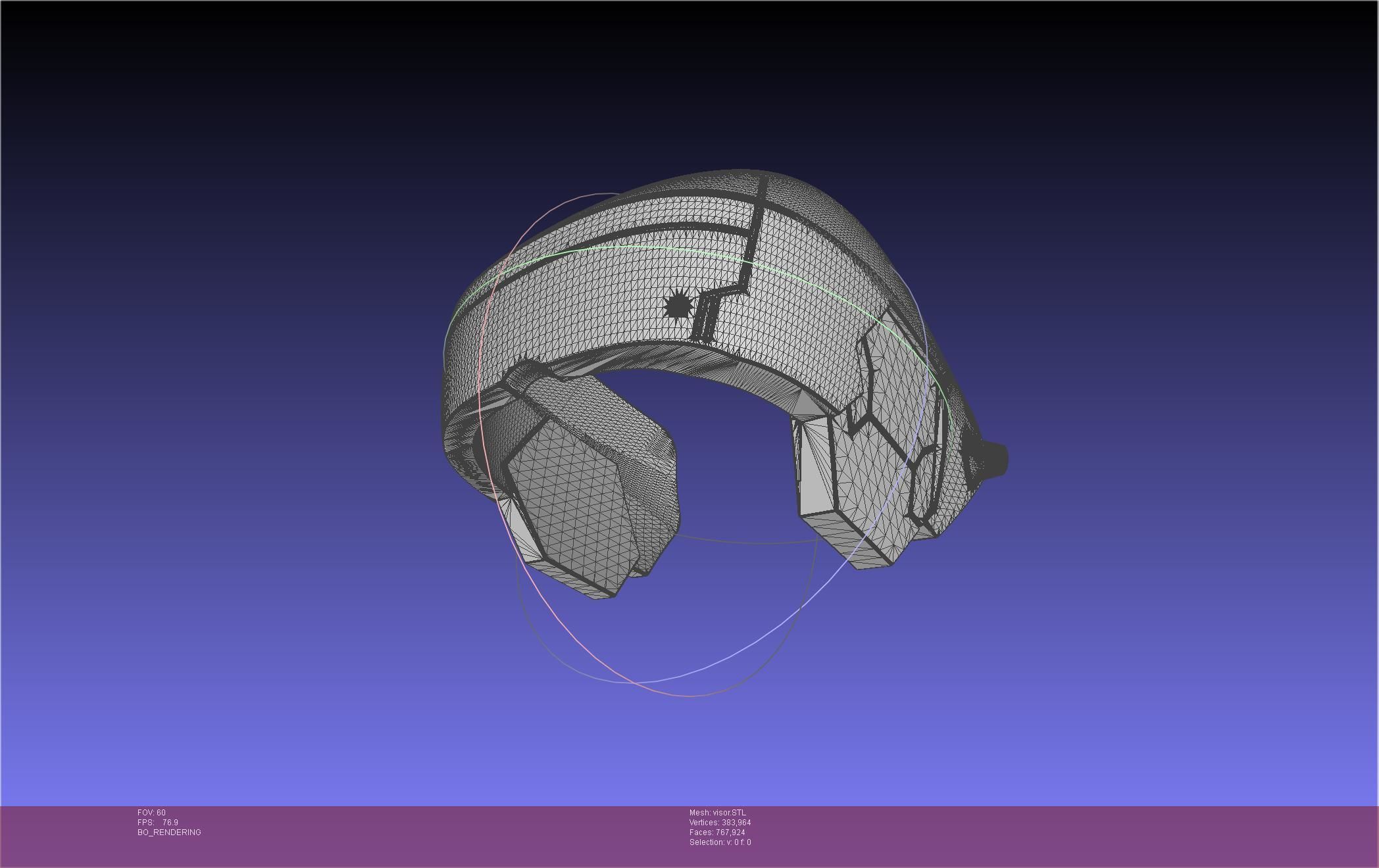 Kaiju No 8 Mina Ashiro Visor 3D print model_45
