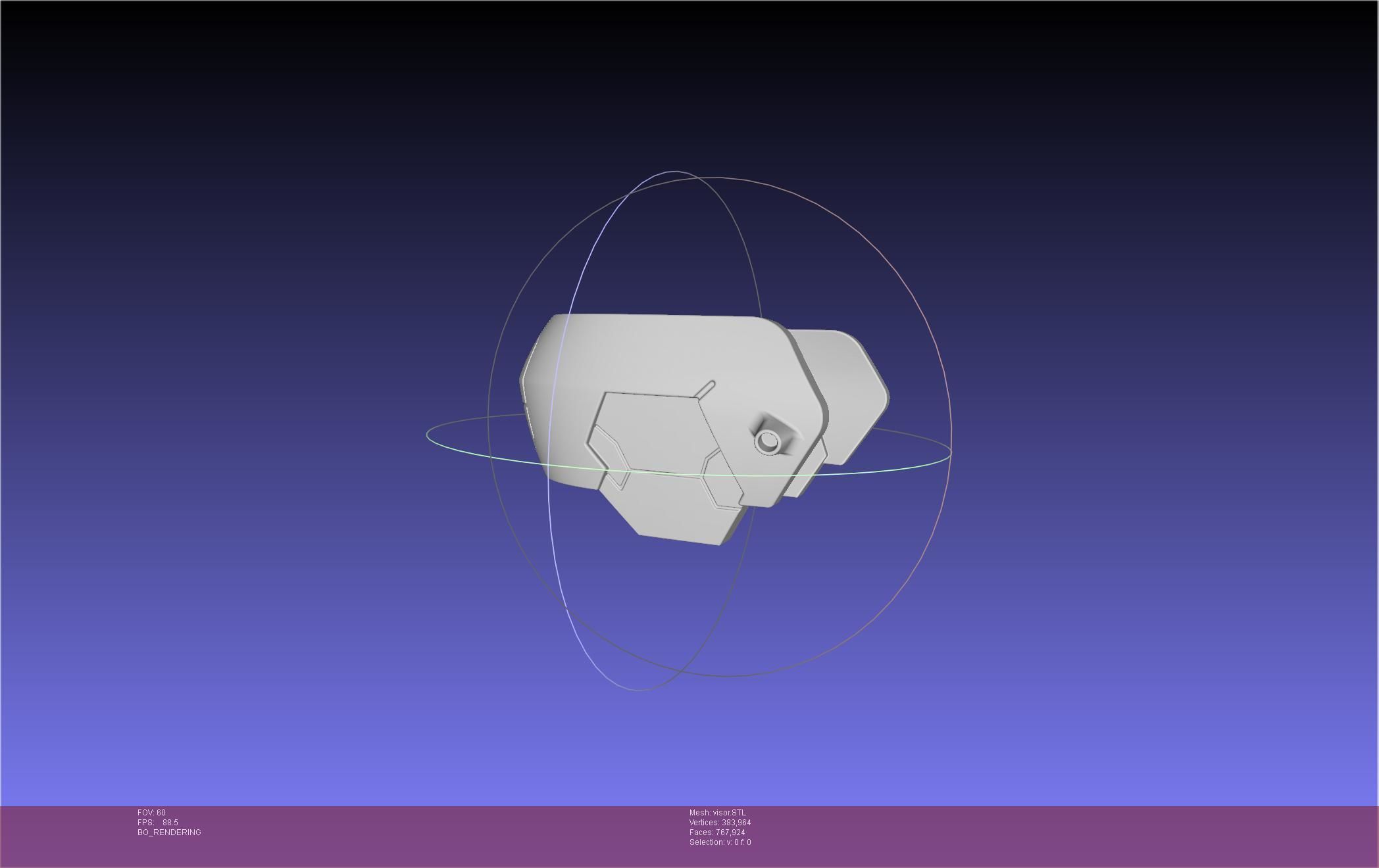 Kaiju No 8 Mina Ashiro Visor 3D print model_19