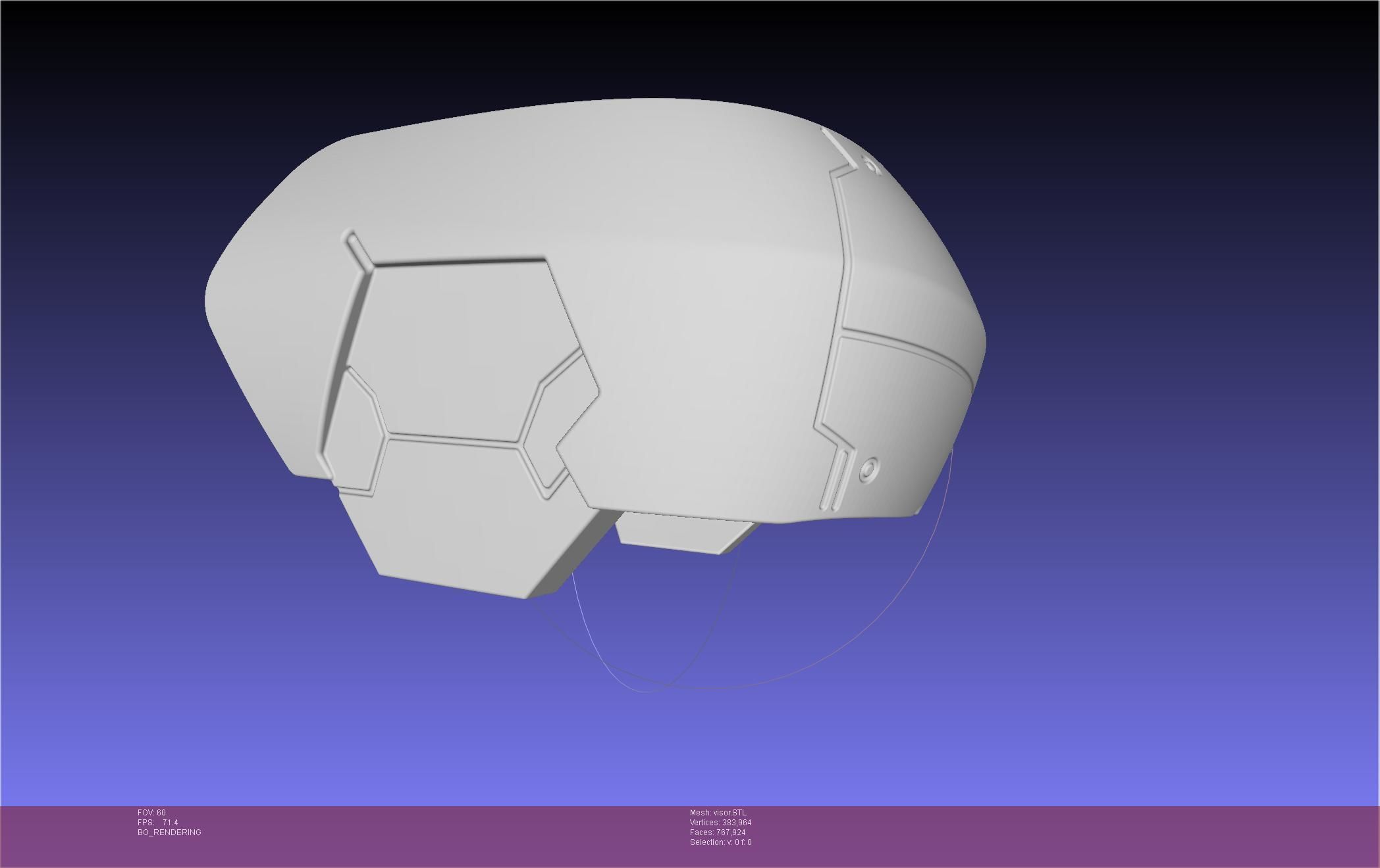 Kaiju No 8 Mina Ashiro Visor 3D print model_67