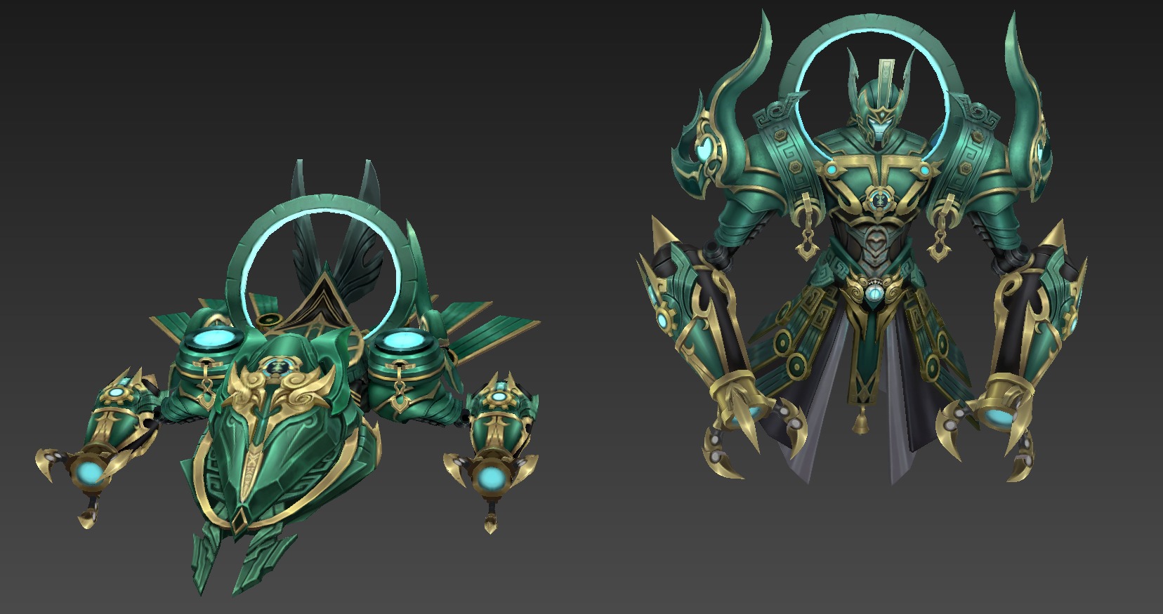 robot Low-poly 3D model_16