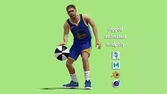 Young boy playing basketball