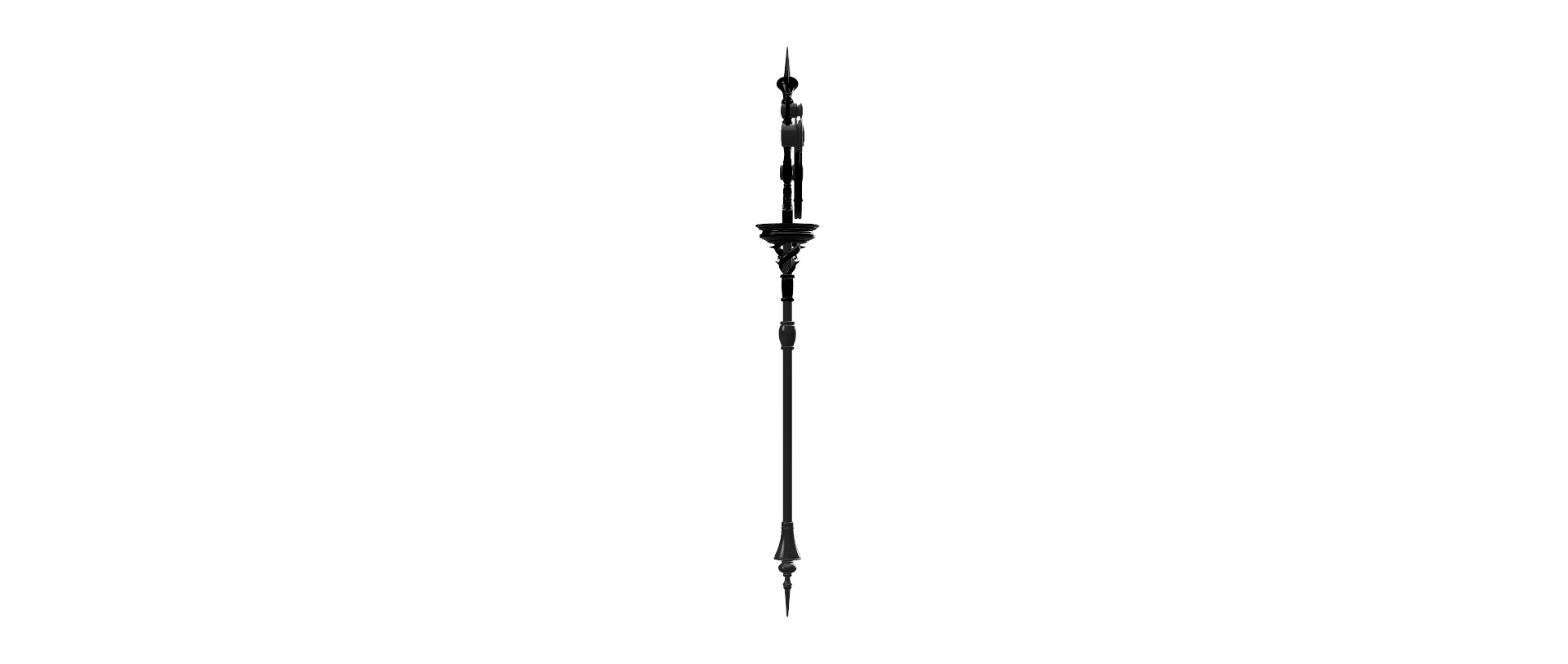 Malleus Draconius Scepter from Twisted Wonderland 3D print model_15
