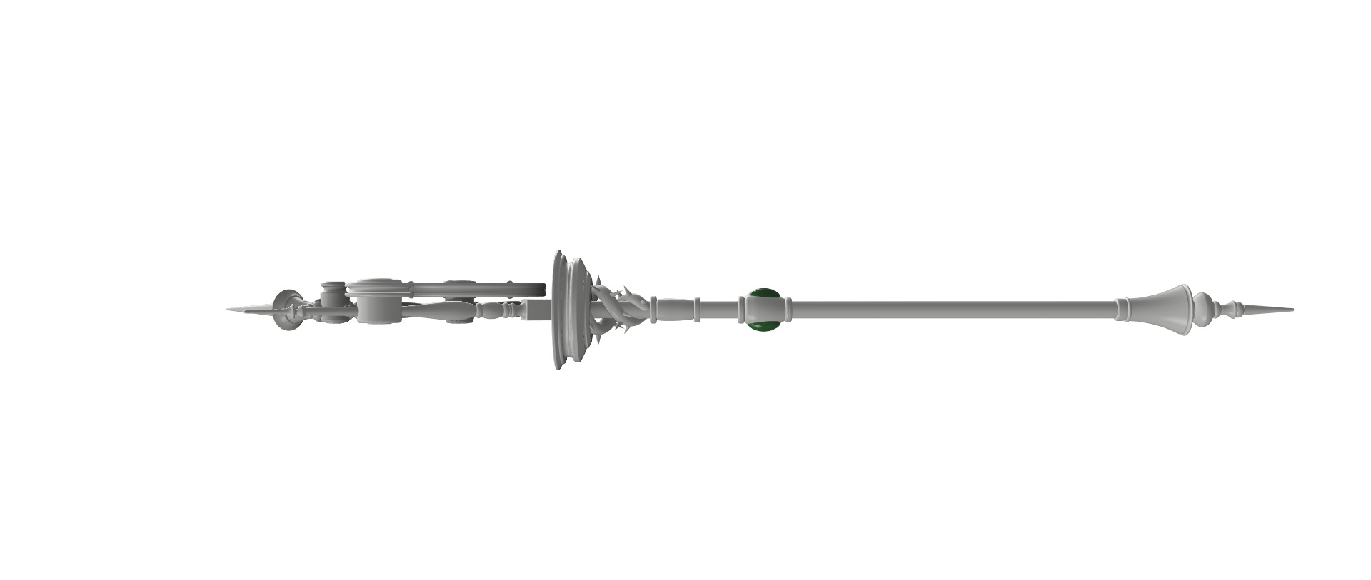 Malleus Draconius Scepter from Twisted Wonderland 3D print model_4