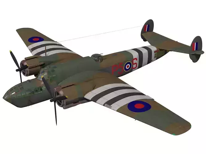 Armstrong Whitworth Albemarle 3D model