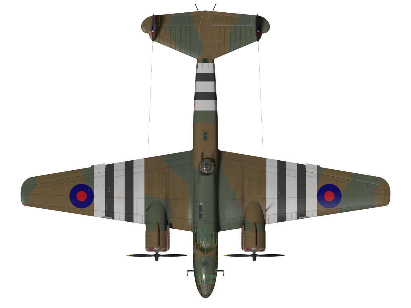 Armstrong Whitworth Albemarle 3D model_11