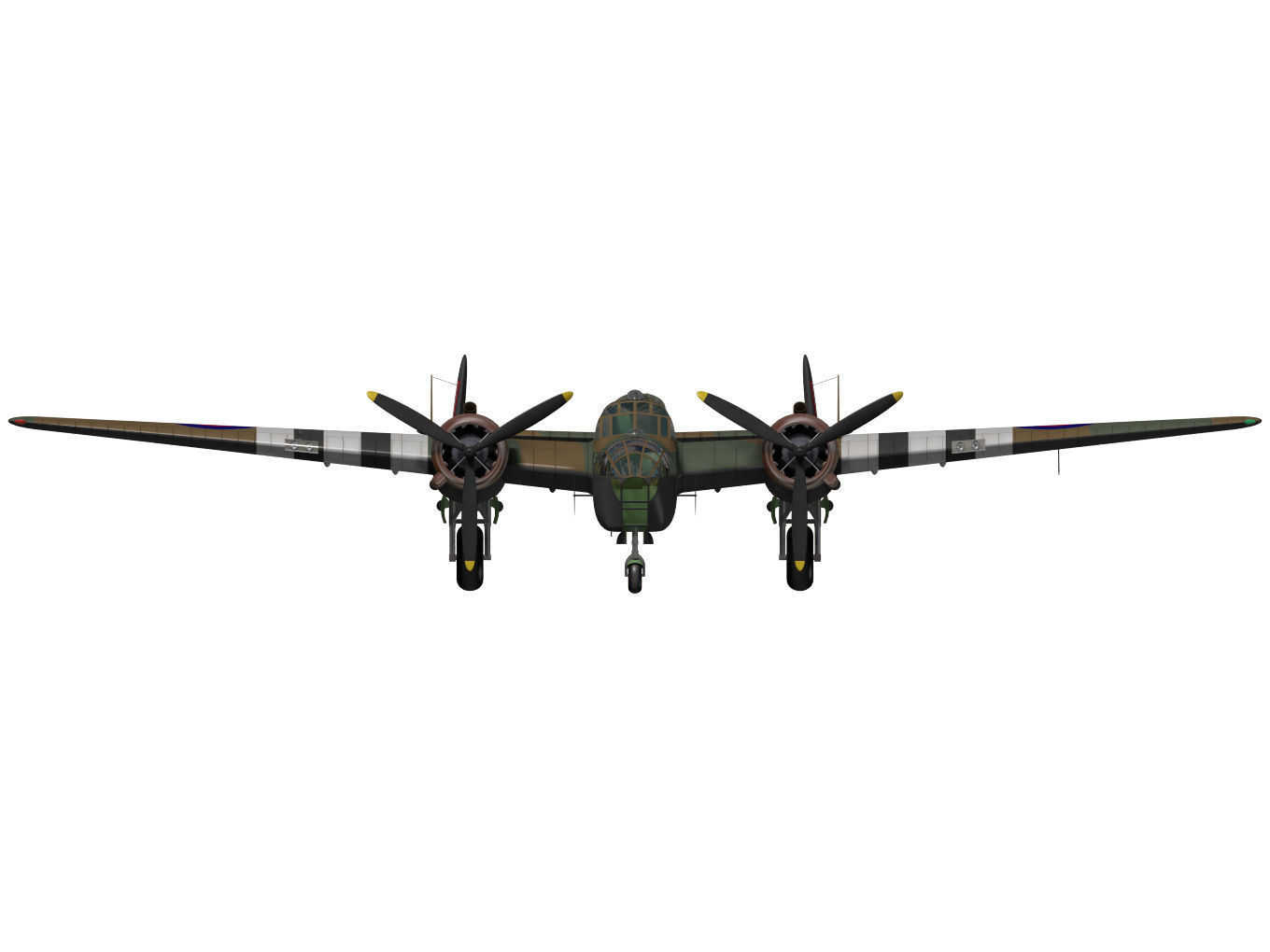 Armstrong Whitworth Albemarle 3D model_10