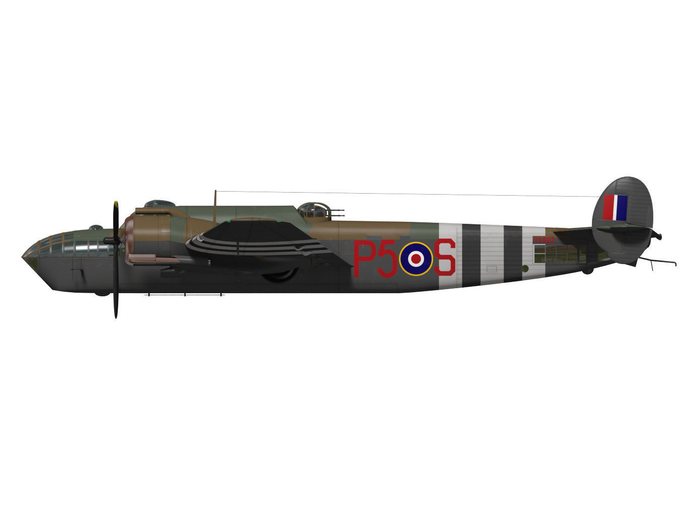 Armstrong Whitworth Albemarle 3D model_8