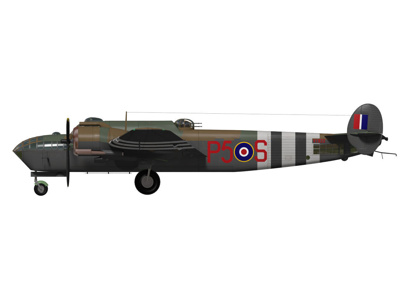 Armstrong Whitworth Albemarle 3D model_9