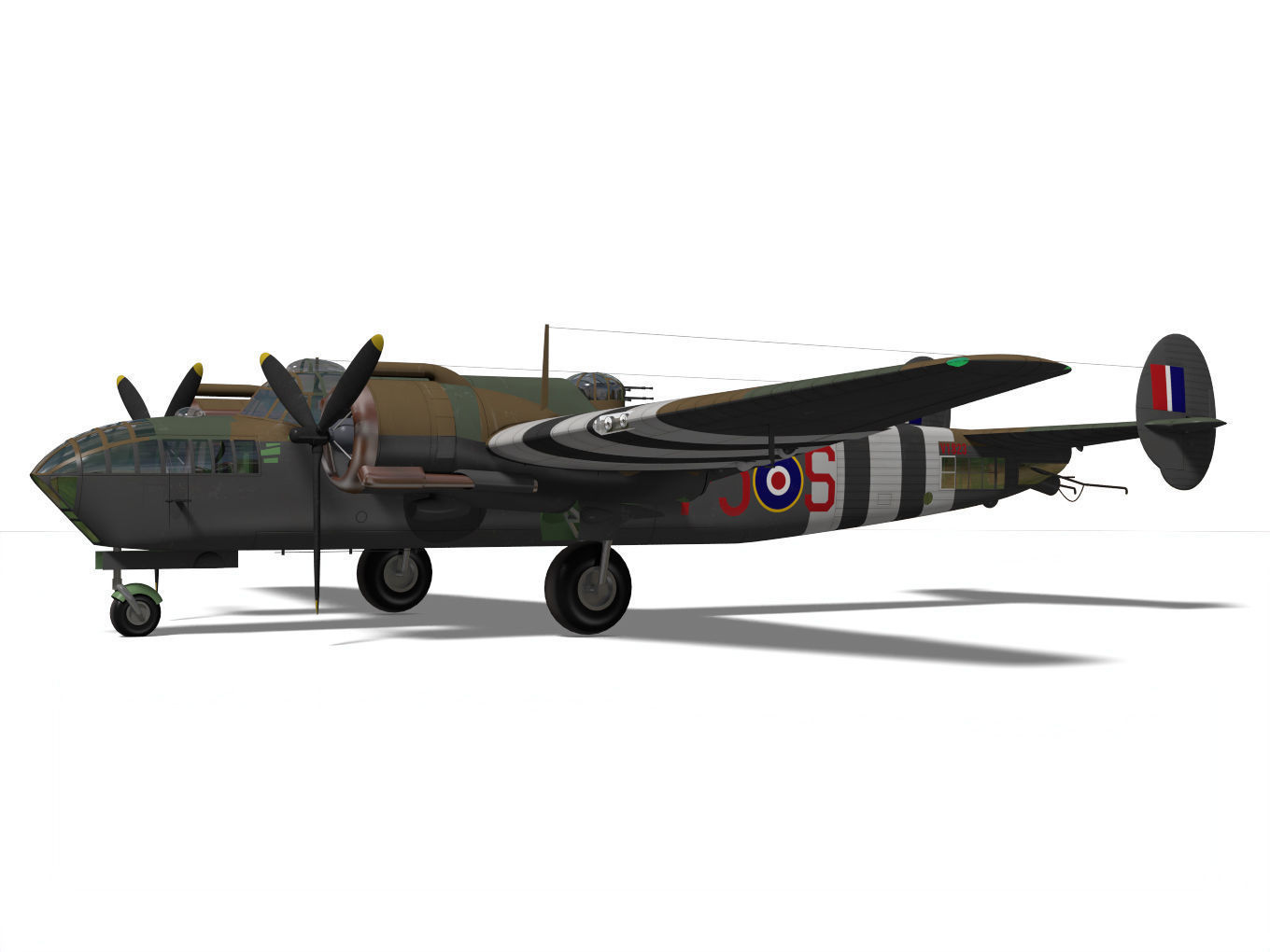 Armstrong Whitworth Albemarle 3D model_5