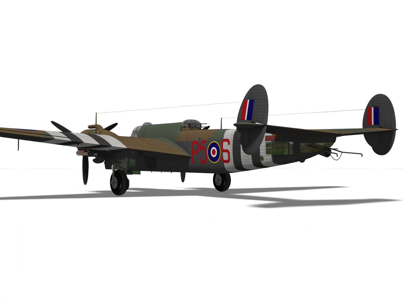Armstrong Whitworth Albemarle 3D model_6