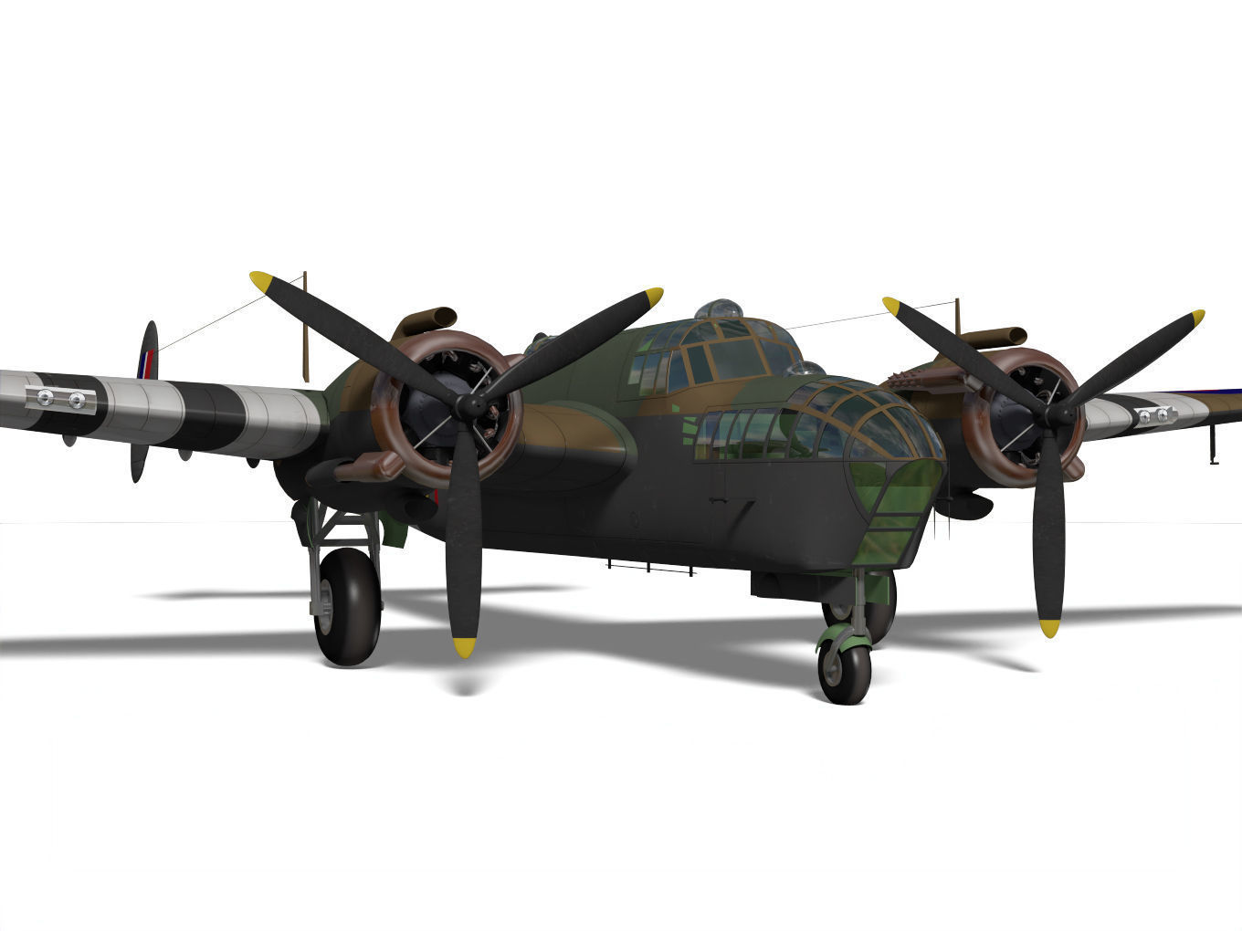 Armstrong Whitworth Albemarle 3D model_7