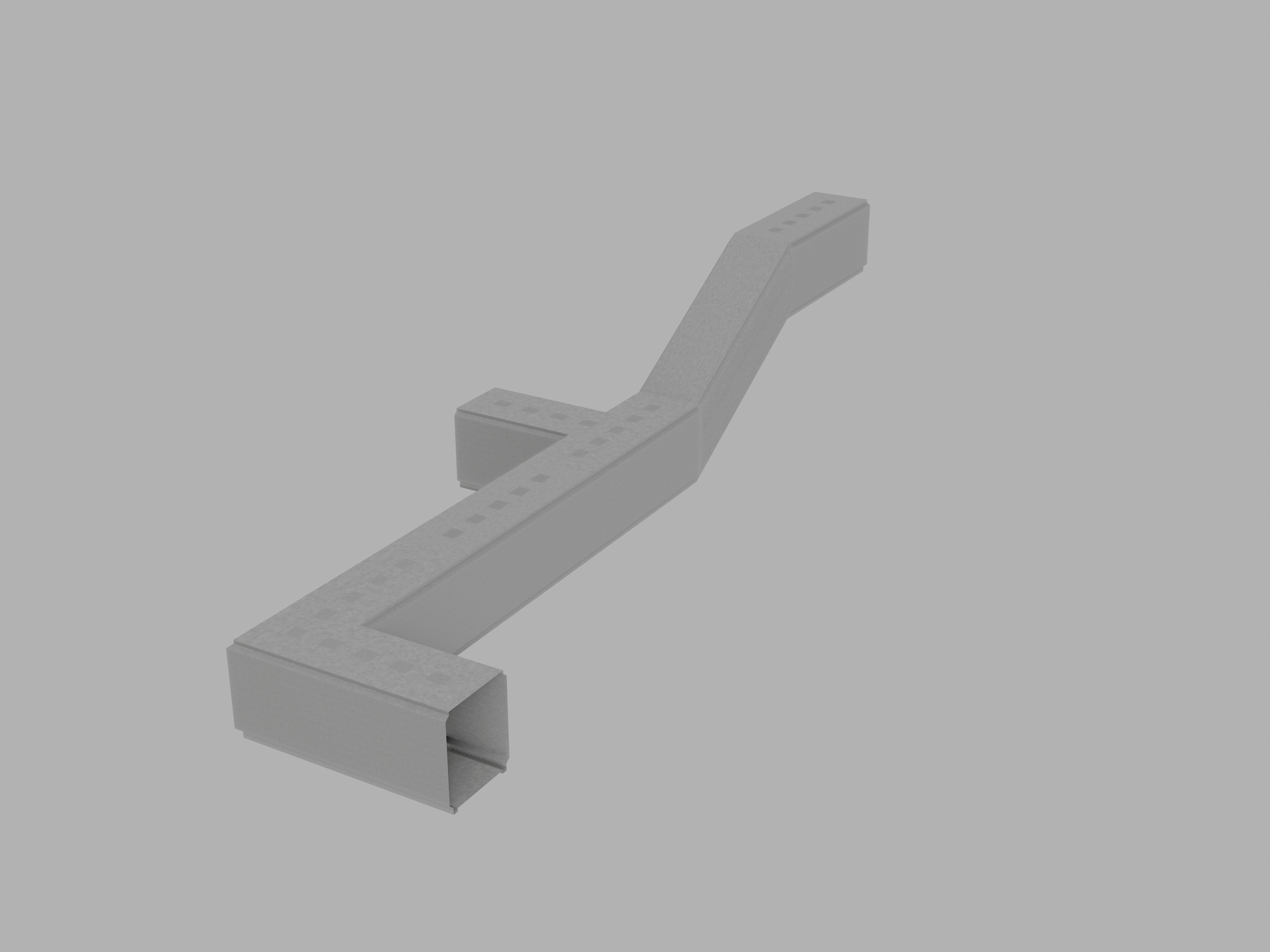 Make your own space station layout - Simple set Low-poly 3D model_2