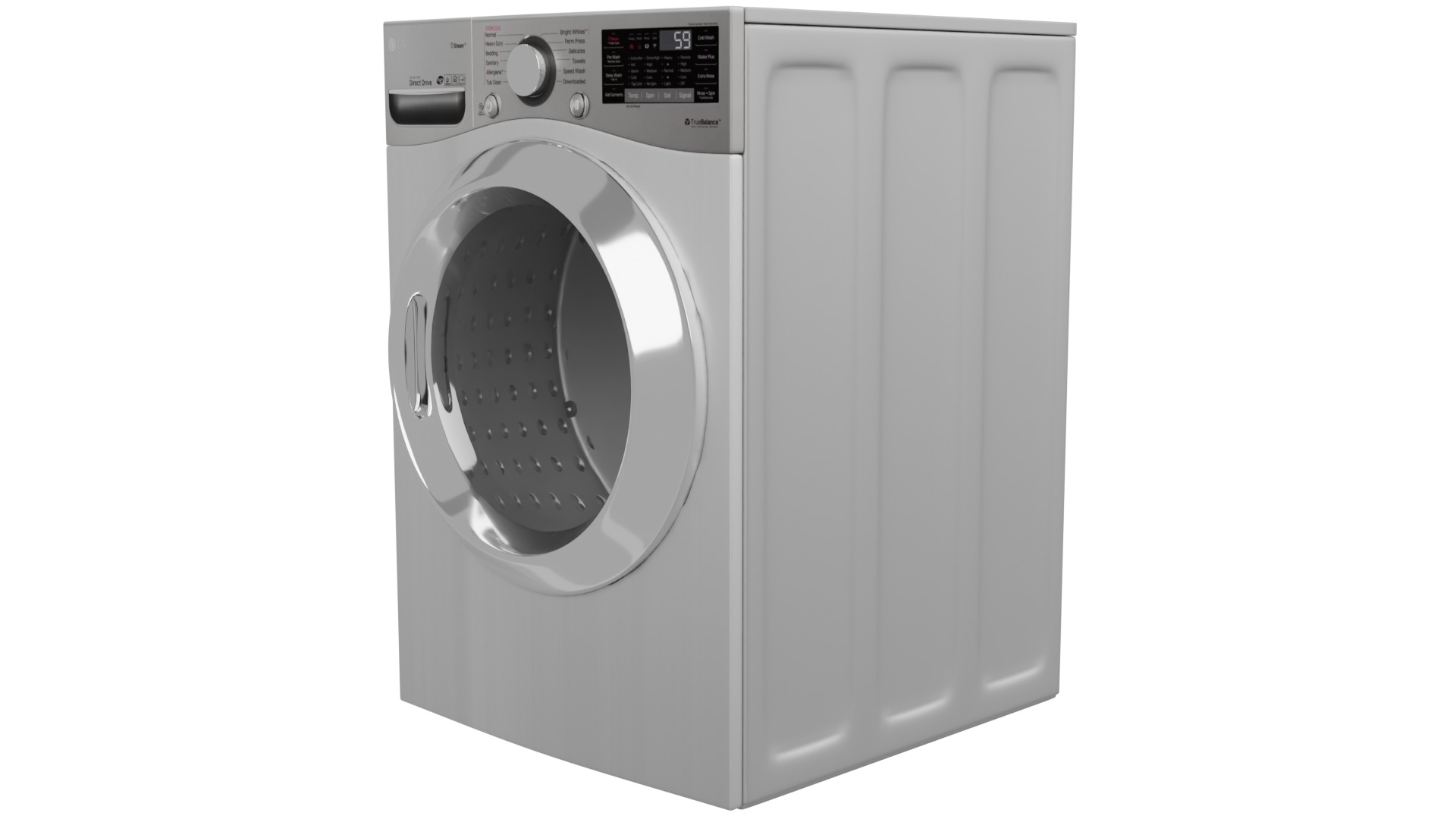 LG Washing Machine 3D model_2