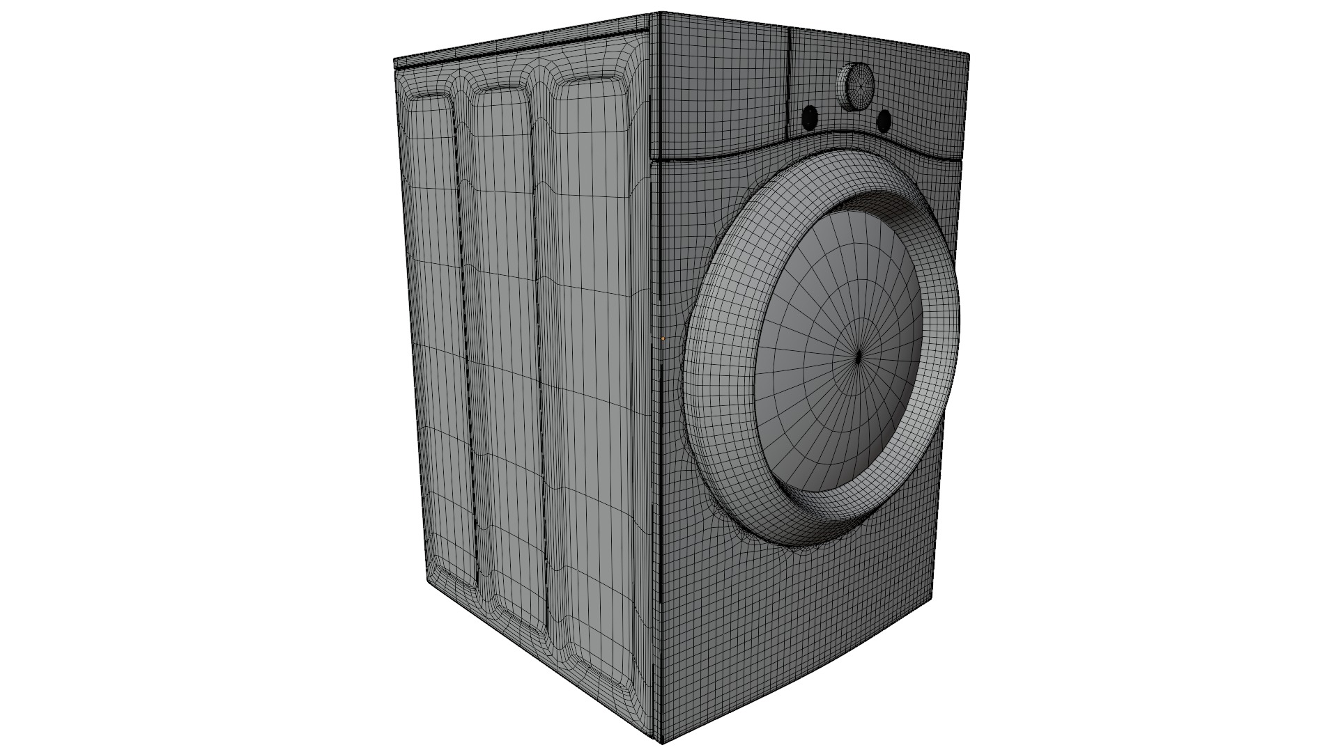 LG Washing Machine 3D model_9