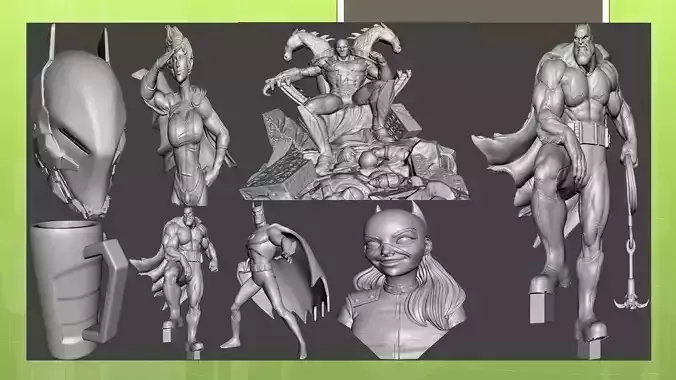 DC 3D STL Studio 3D Print Ready Models 01 