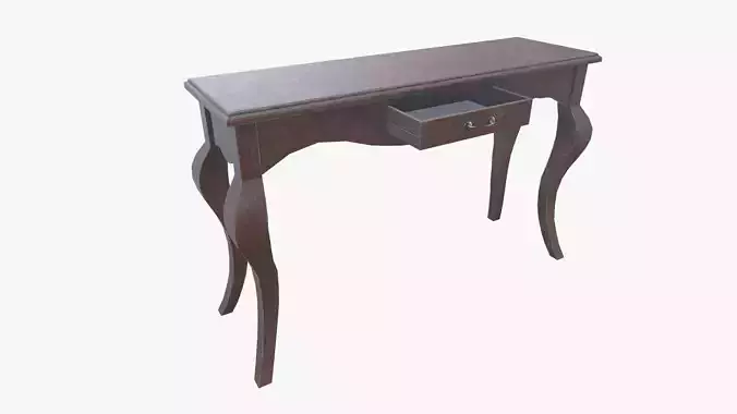 Wooden Desk Side Dressing Table