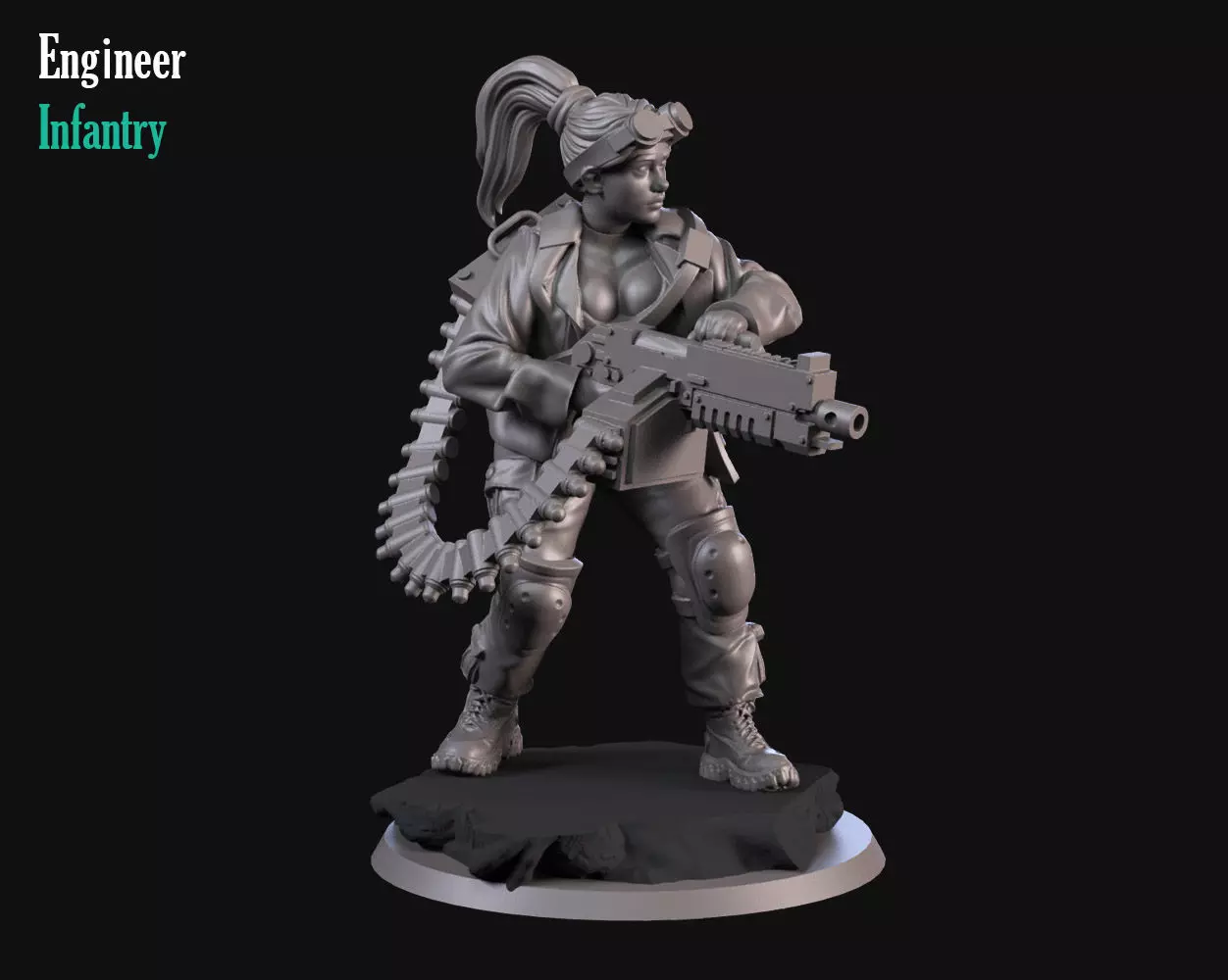 Girl Engineer 3D print model