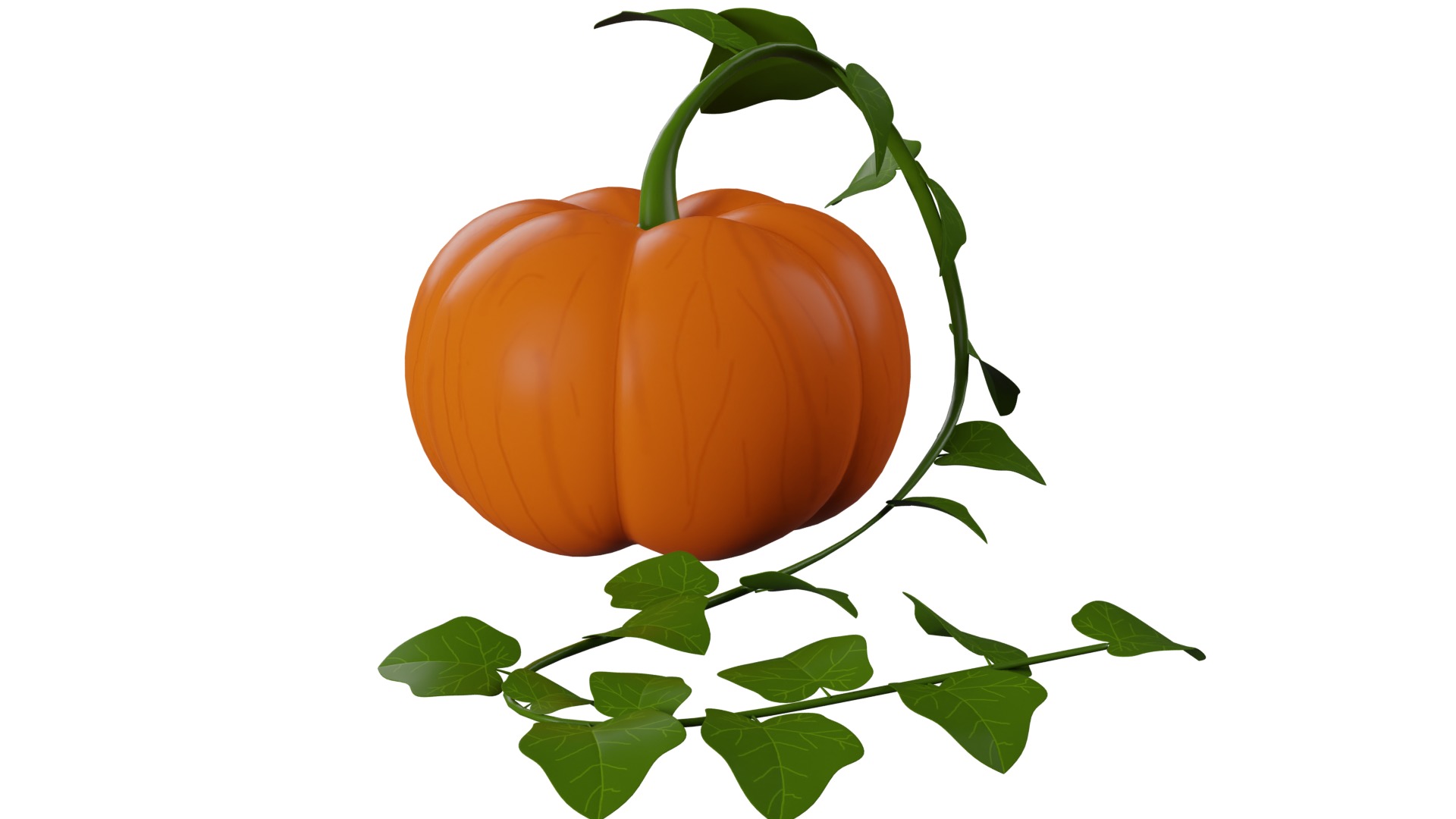Pumpkin 3D model_7