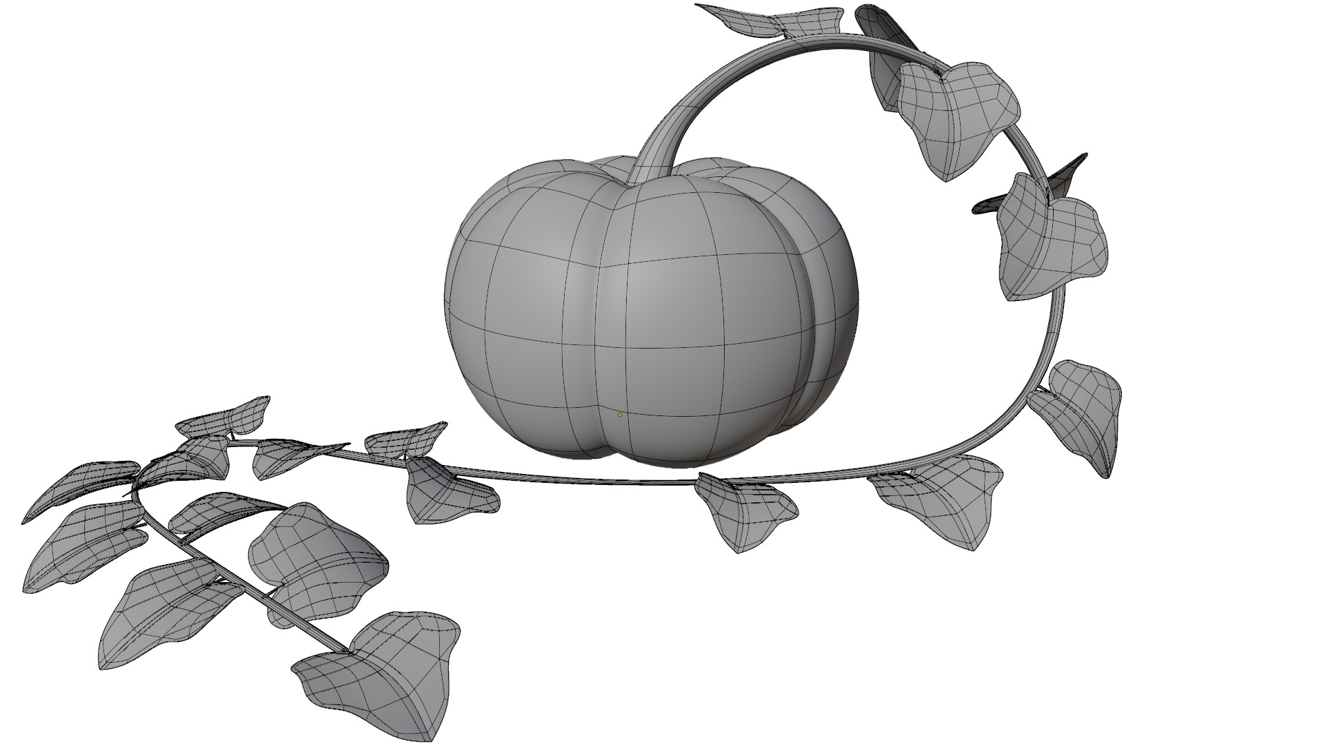 Pumpkin 3D model_10