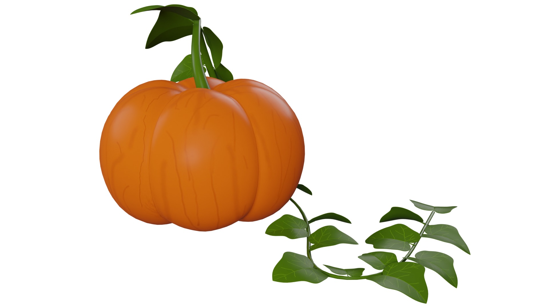Pumpkin 3D model_6