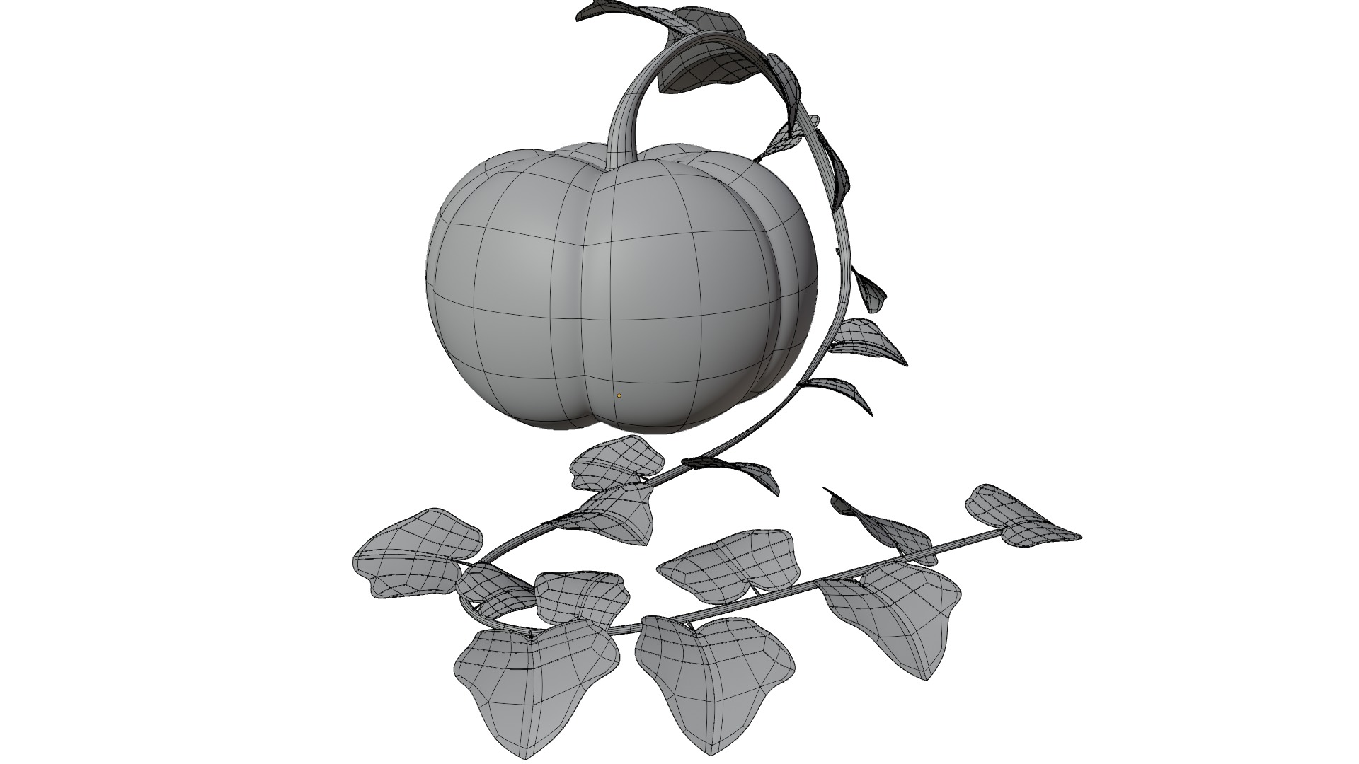 Pumpkin 3D model_16