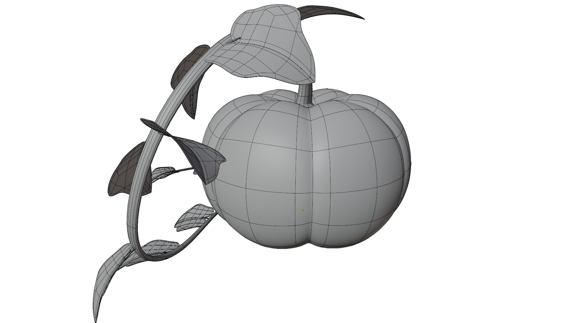 Pumpkin 3D model_12
