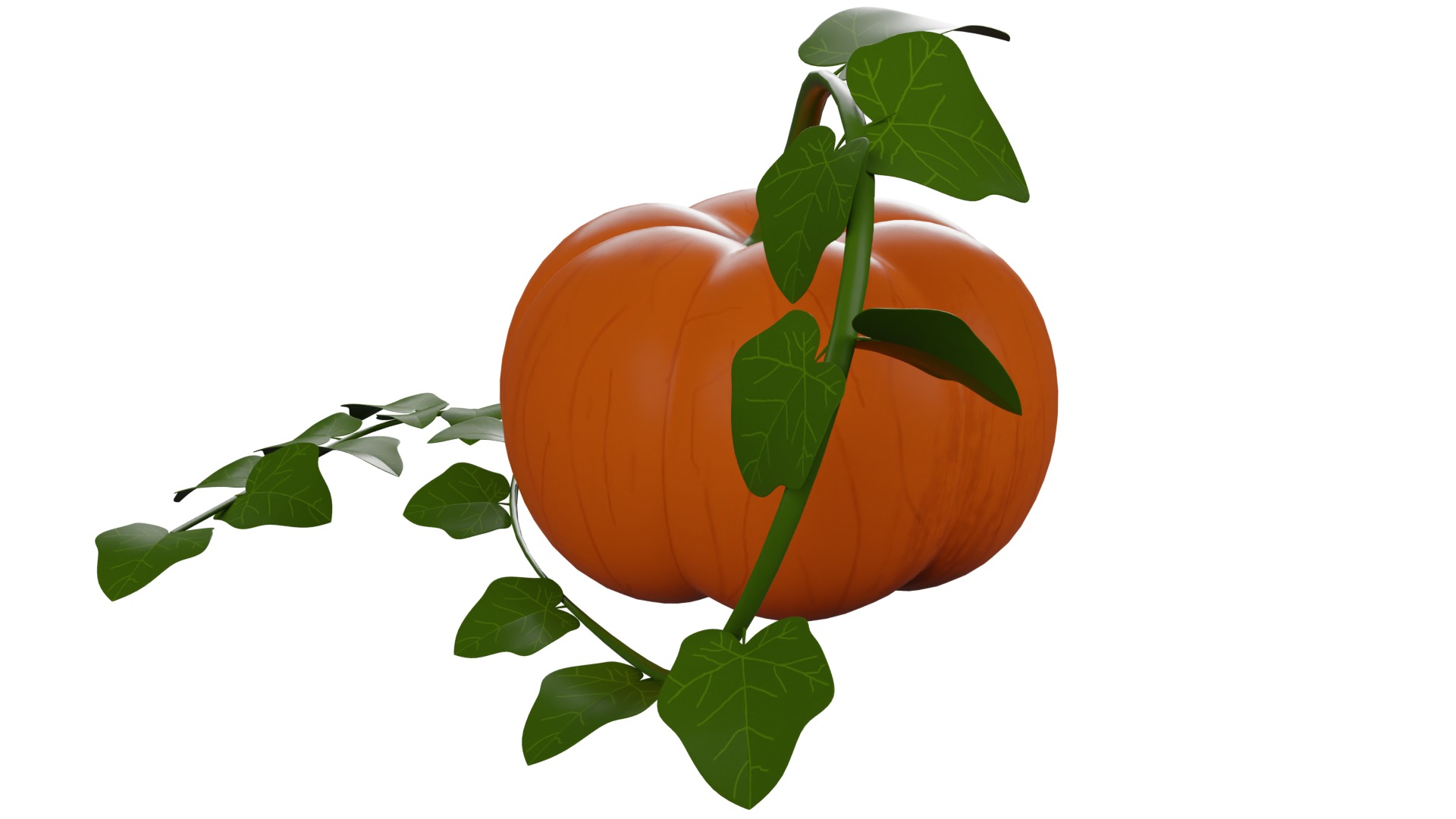 Pumpkin 3D model_2